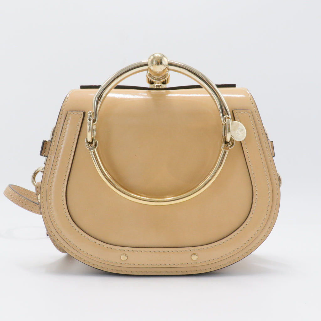 Nile Crossbody Bag Leather Patent Small