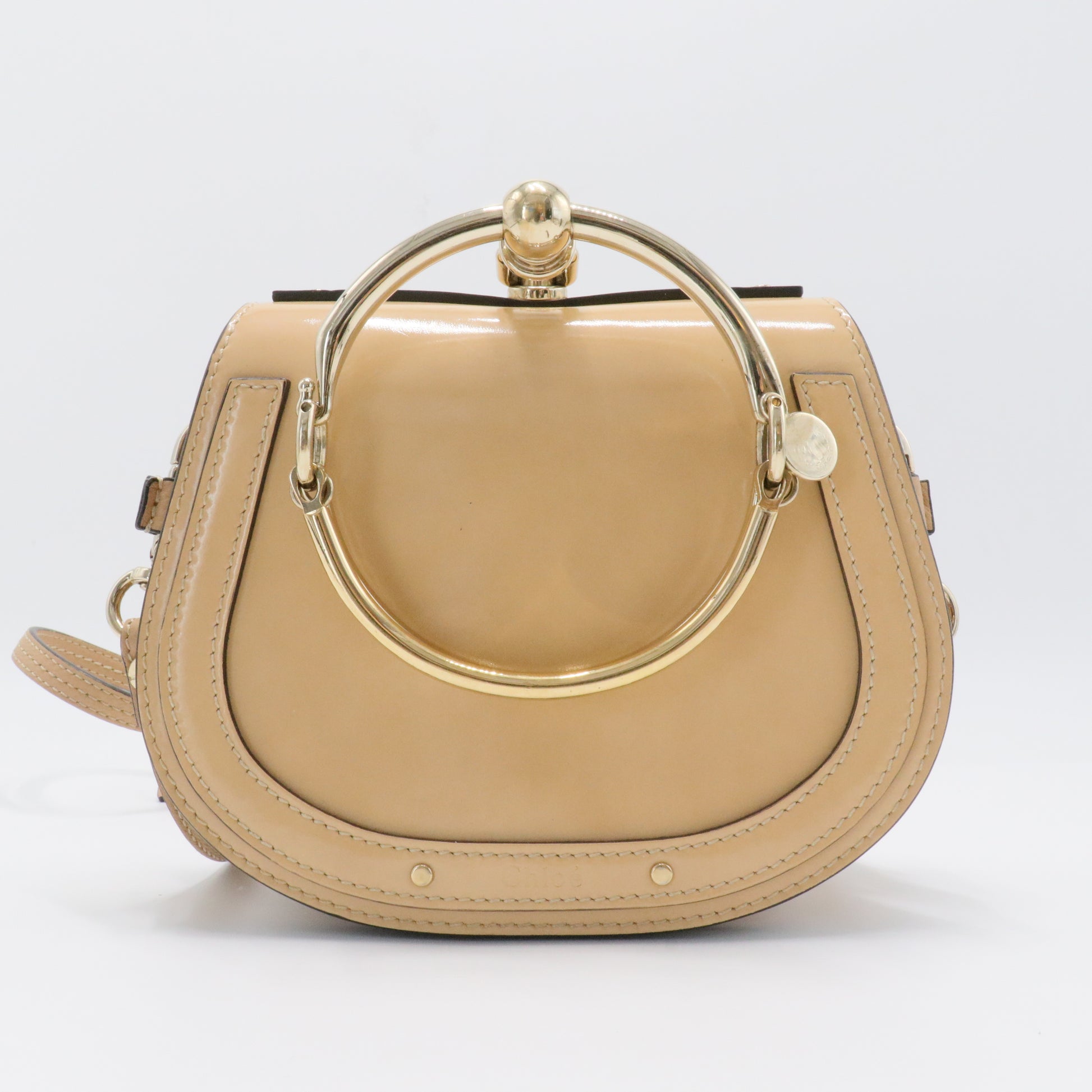 Nile Crossbody Bag Leather Patent Small