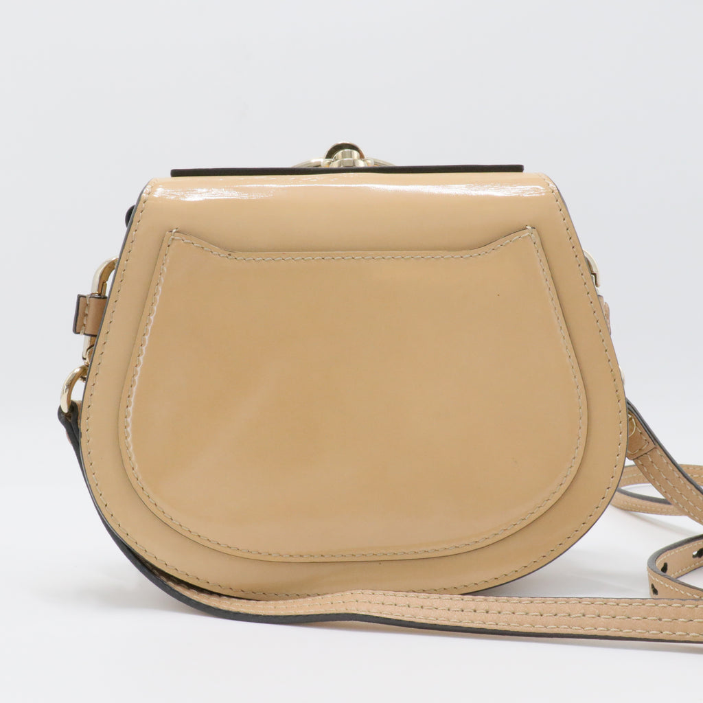 Nile Crossbody Bag Leather Patent Small