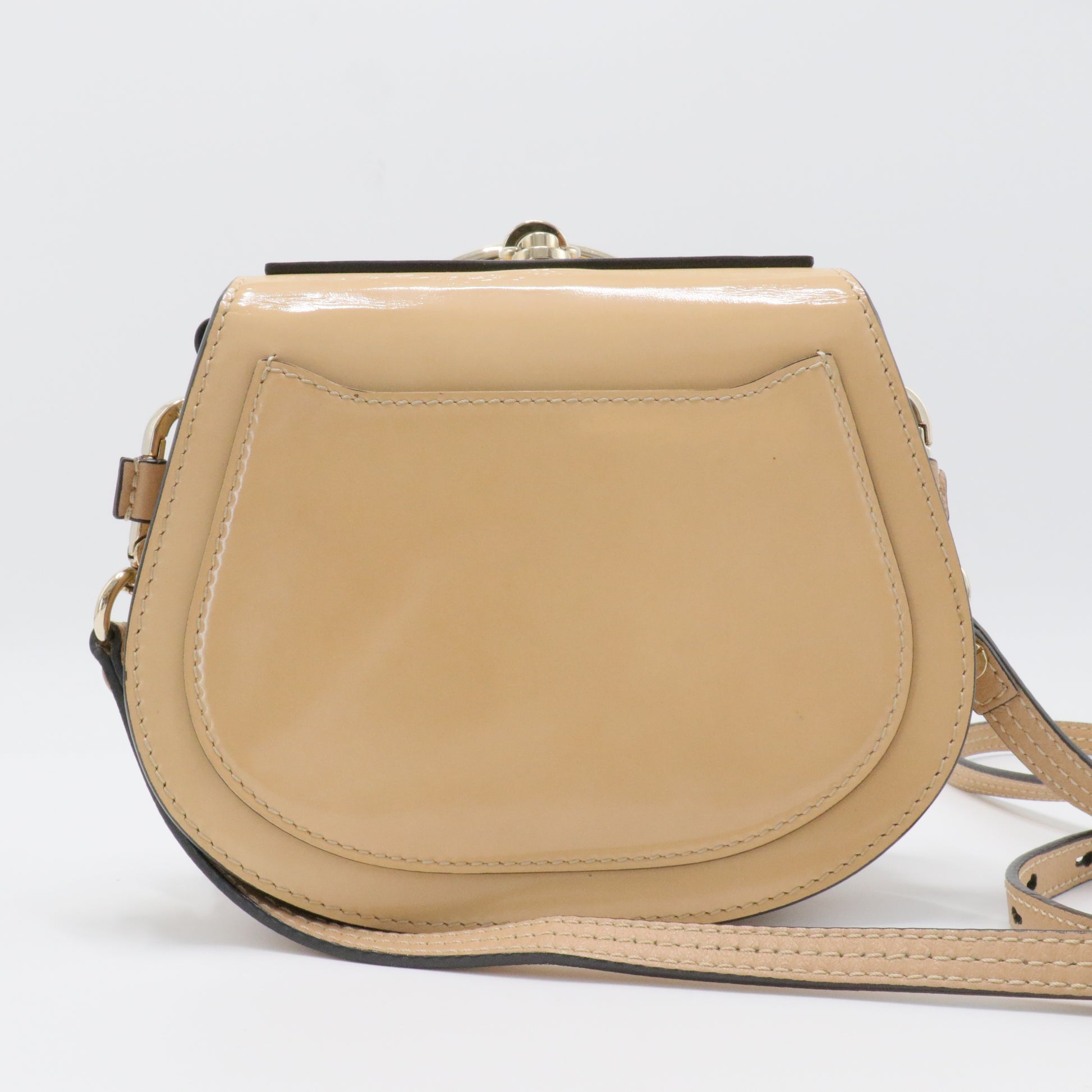 Nile Crossbody Bag Leather Patent Small