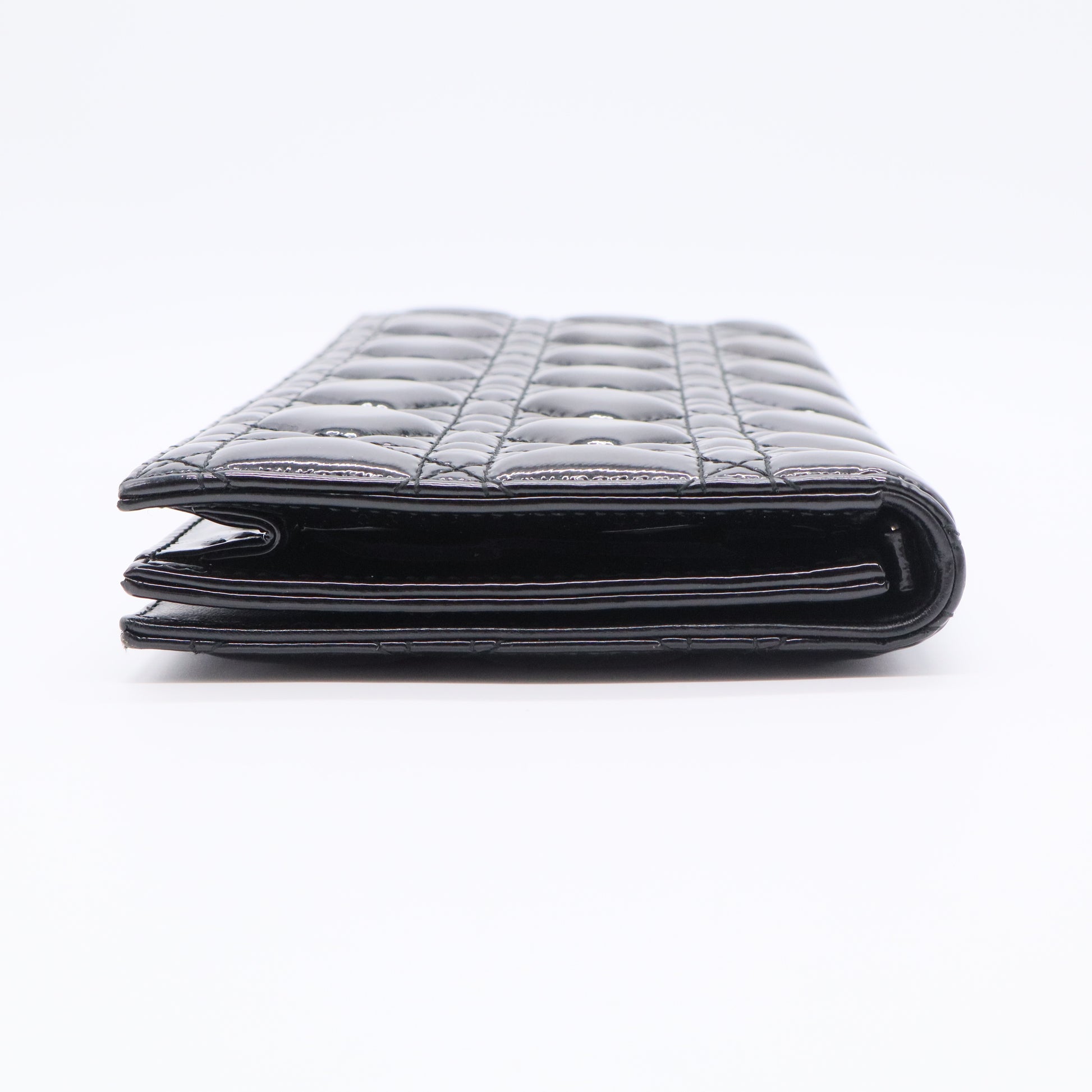 Lady Dior Clutch on Chain Cannage Quilt Patent