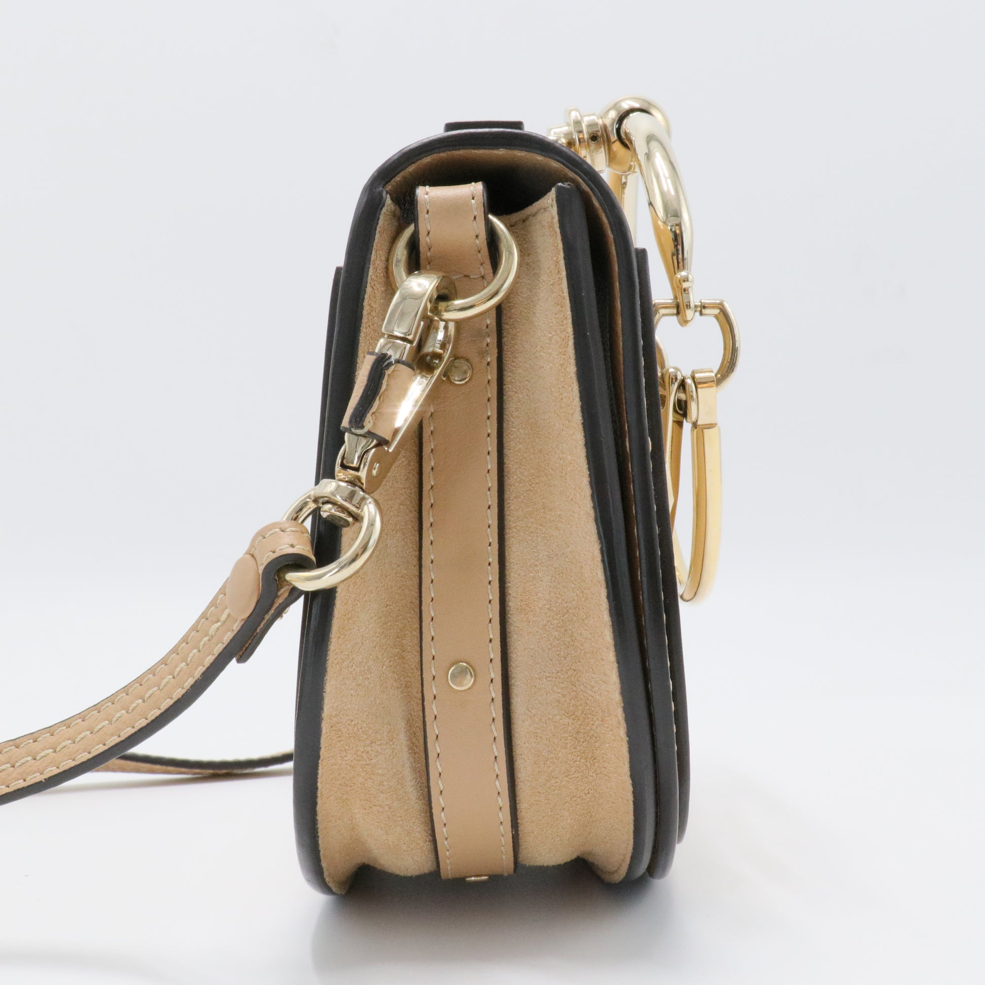 Nile Crossbody Bag Leather Patent Small