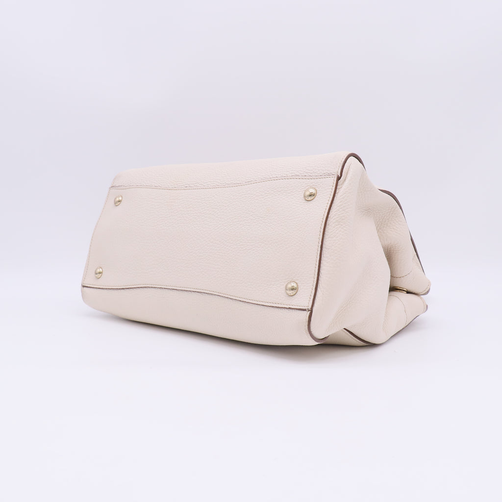 Prada Vitello Daino Cuir Frame Convertible Tote Bag twins LDZ771