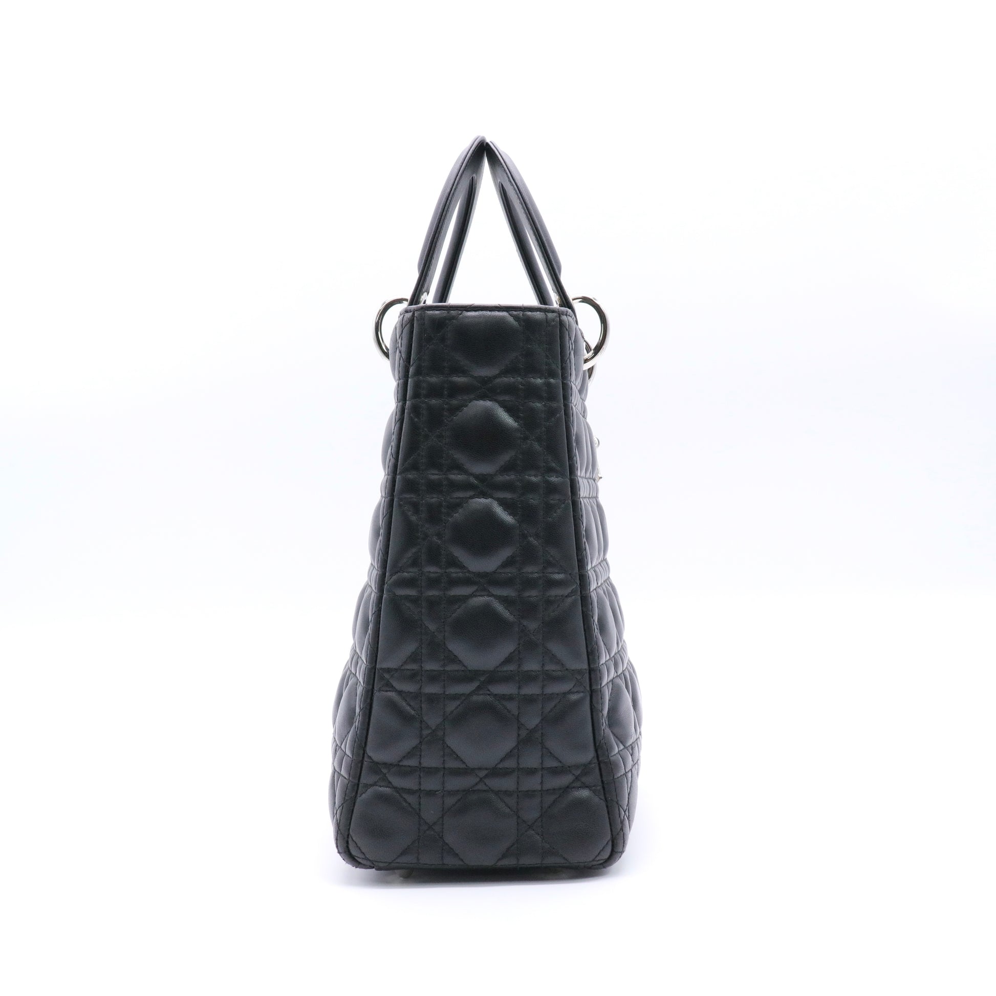 Lady Dior Bag Cannage Quilt Lambskin Large twins
