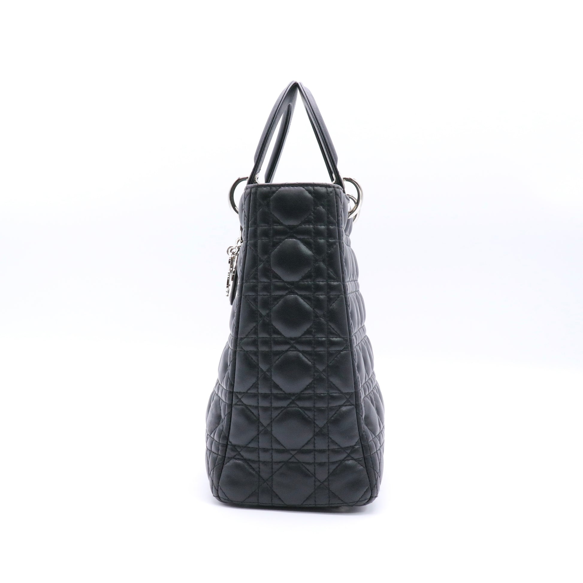 Lady Dior Bag Cannage Quilt Lambskin Large twins