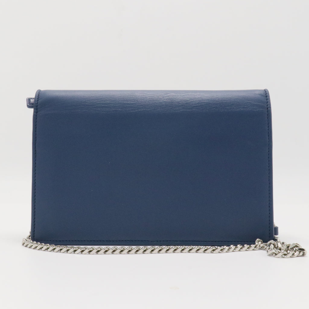 Classic Monogram Tassel Crossbody Bag Leather Small