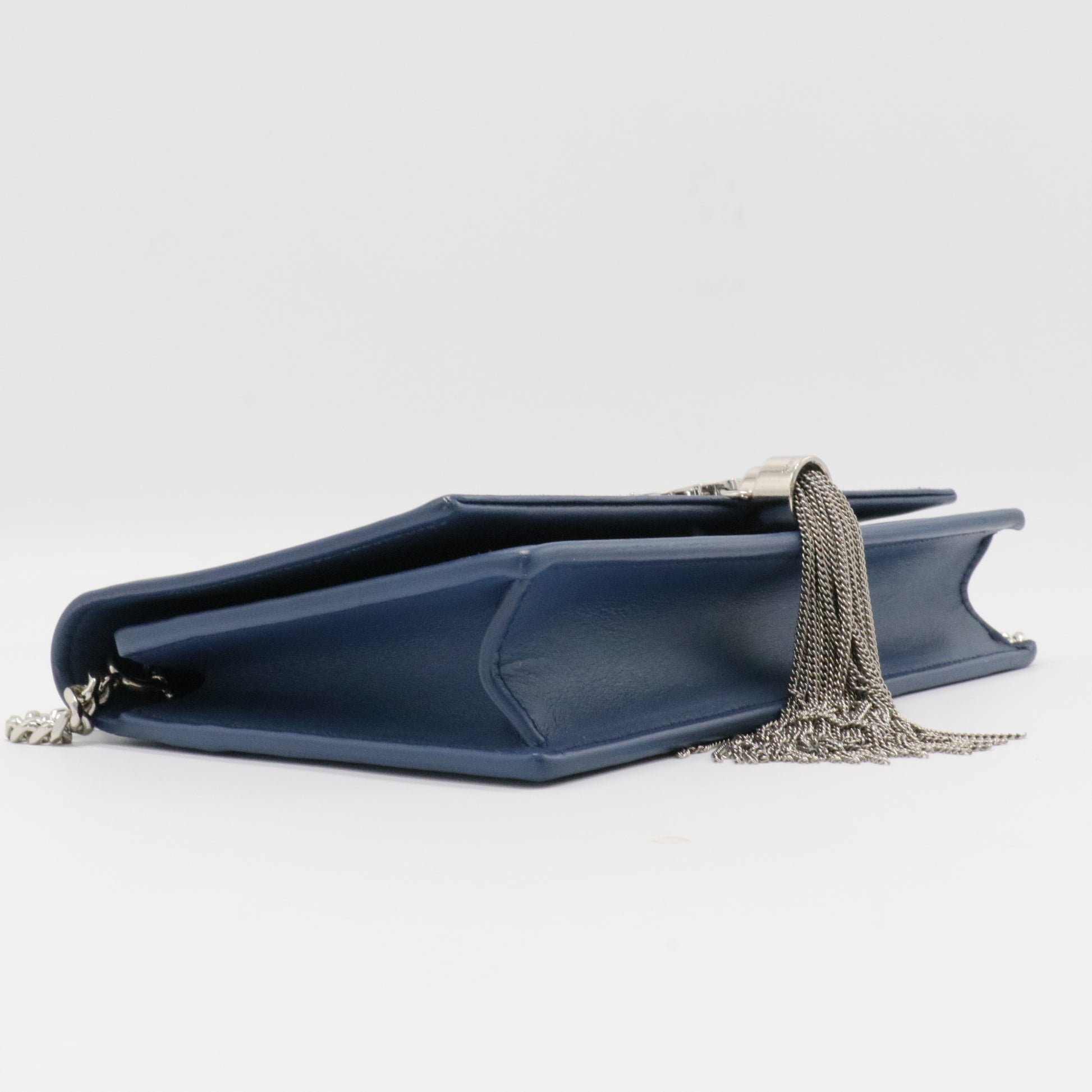 Classic Monogram Tassel Crossbody Bag Leather Small
