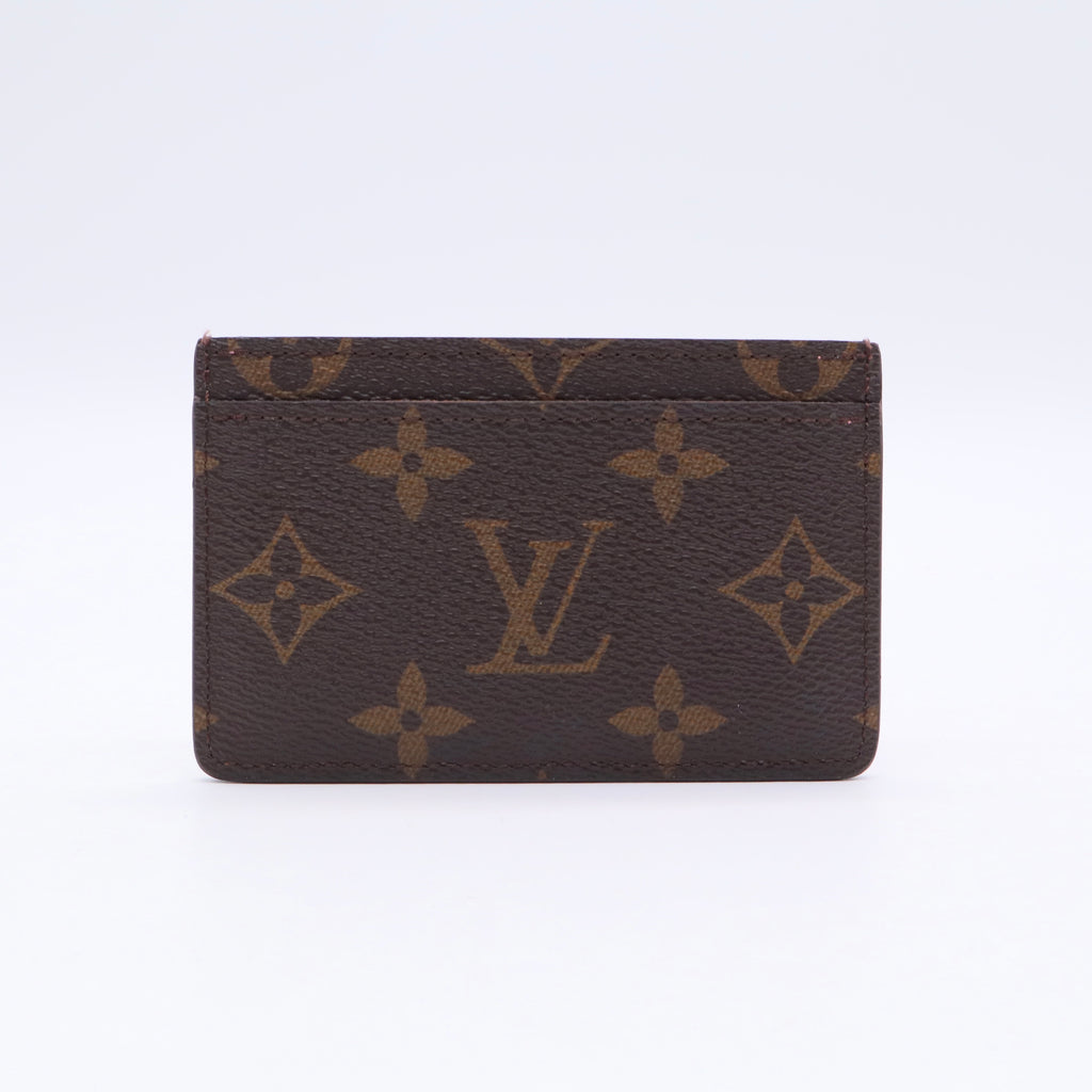 Monogram Canvas Owl Card Holder Twins LDJ3510
