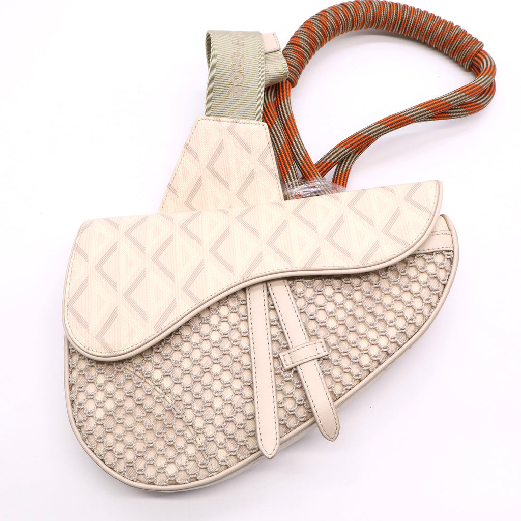 Nautic Saddle Crossbody Bag CD Diamond Canvas Twins LDJ2685