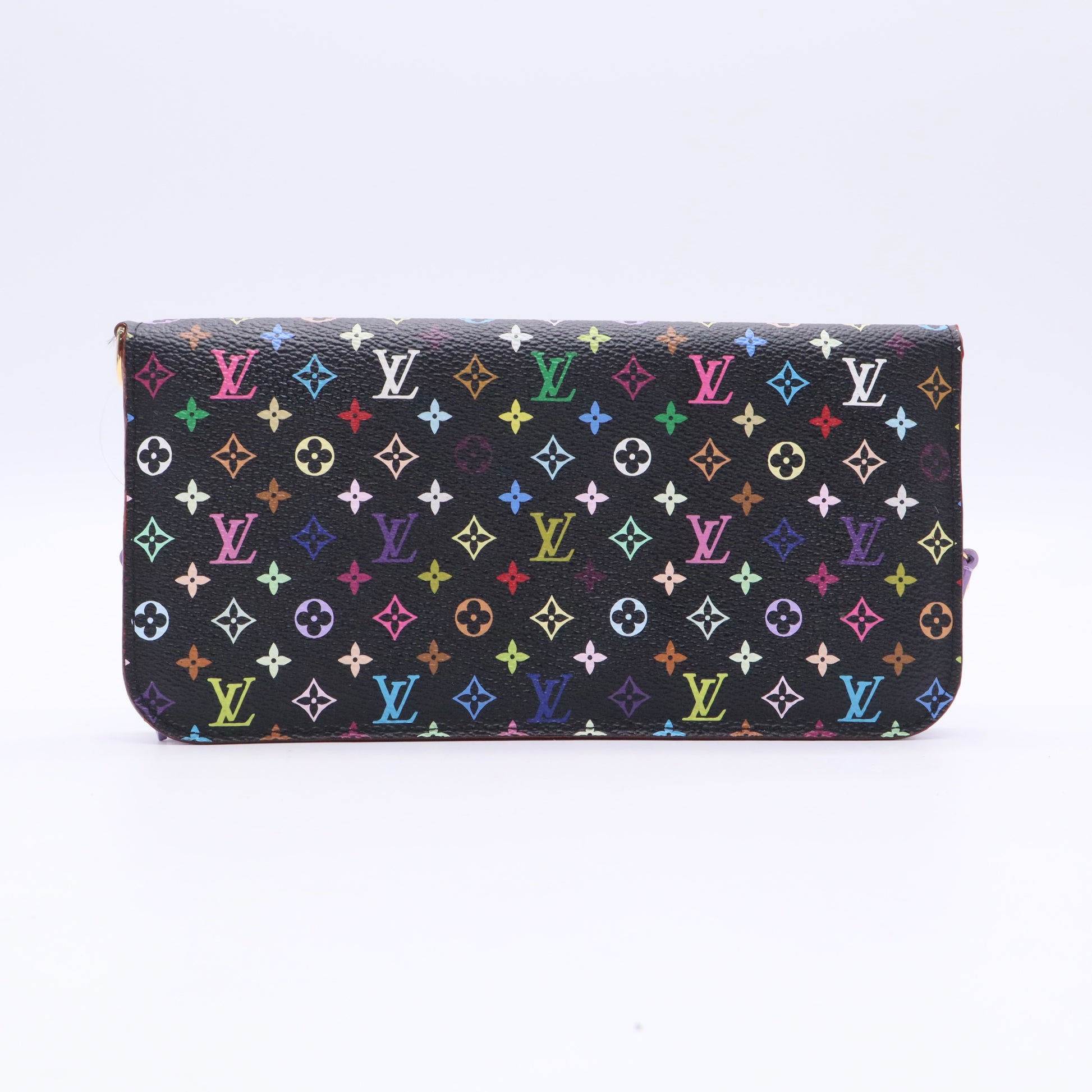 Black Monogram Multicolore Insolite Wallet Twins LDJ3508