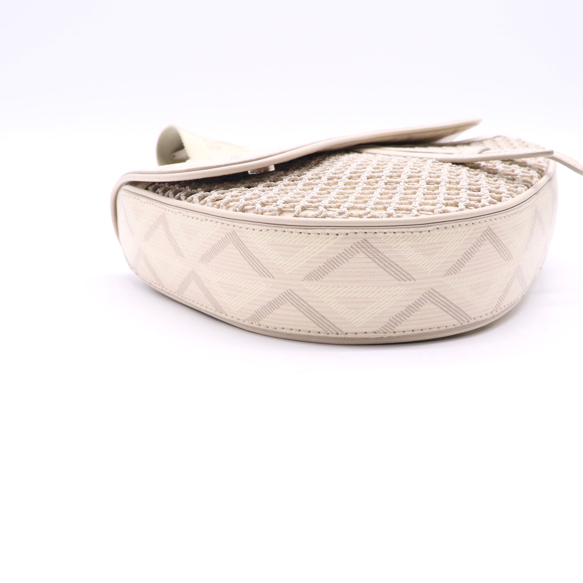 Nautic Saddle Crossbody Bag CD Diamond Canvas Twins LDJ2685