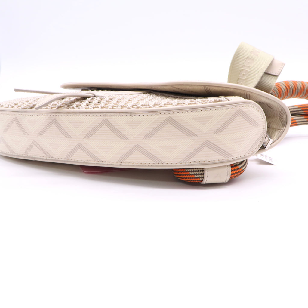 Nautic Saddle Crossbody Bag CD Diamond Canvas Twins LDJ2685