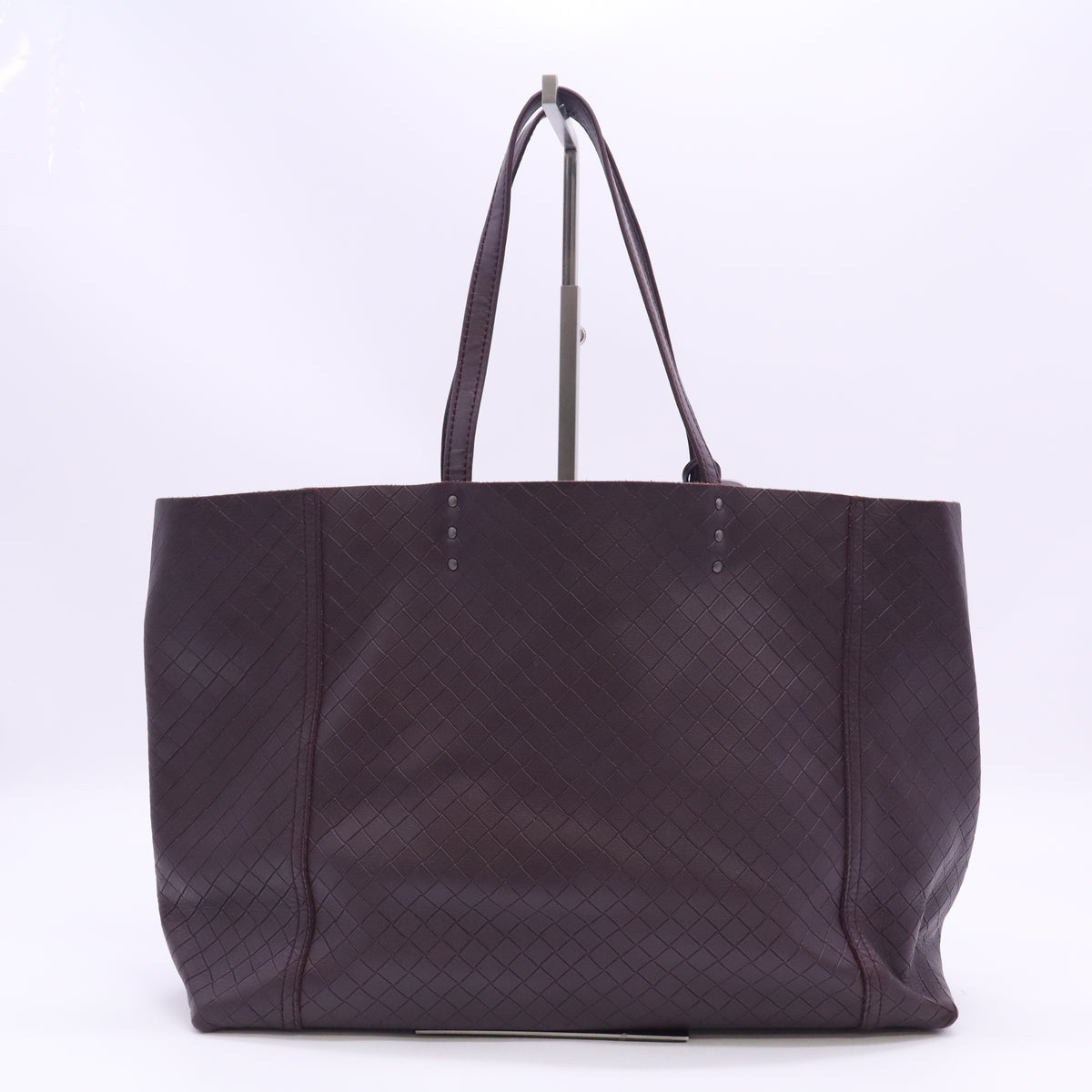 Ebano Intrecciomirage Leather Butterfly Tote Bag B24772