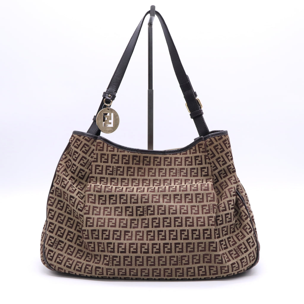 Zucchino Canvas and Leather Shoulder Bag Twins LDJ3515
