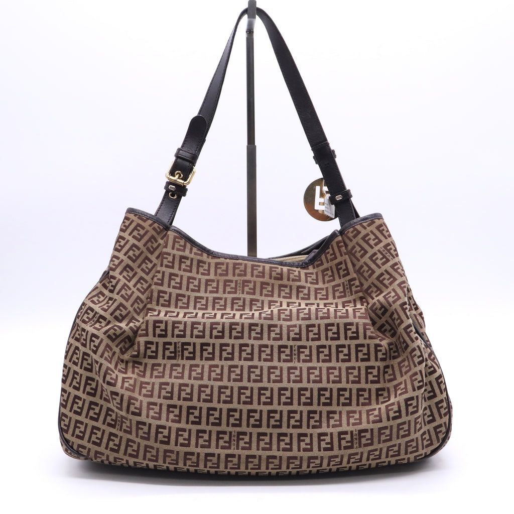 Zucchino Canvas and Leather Shoulder Bag Twins LDJ3515