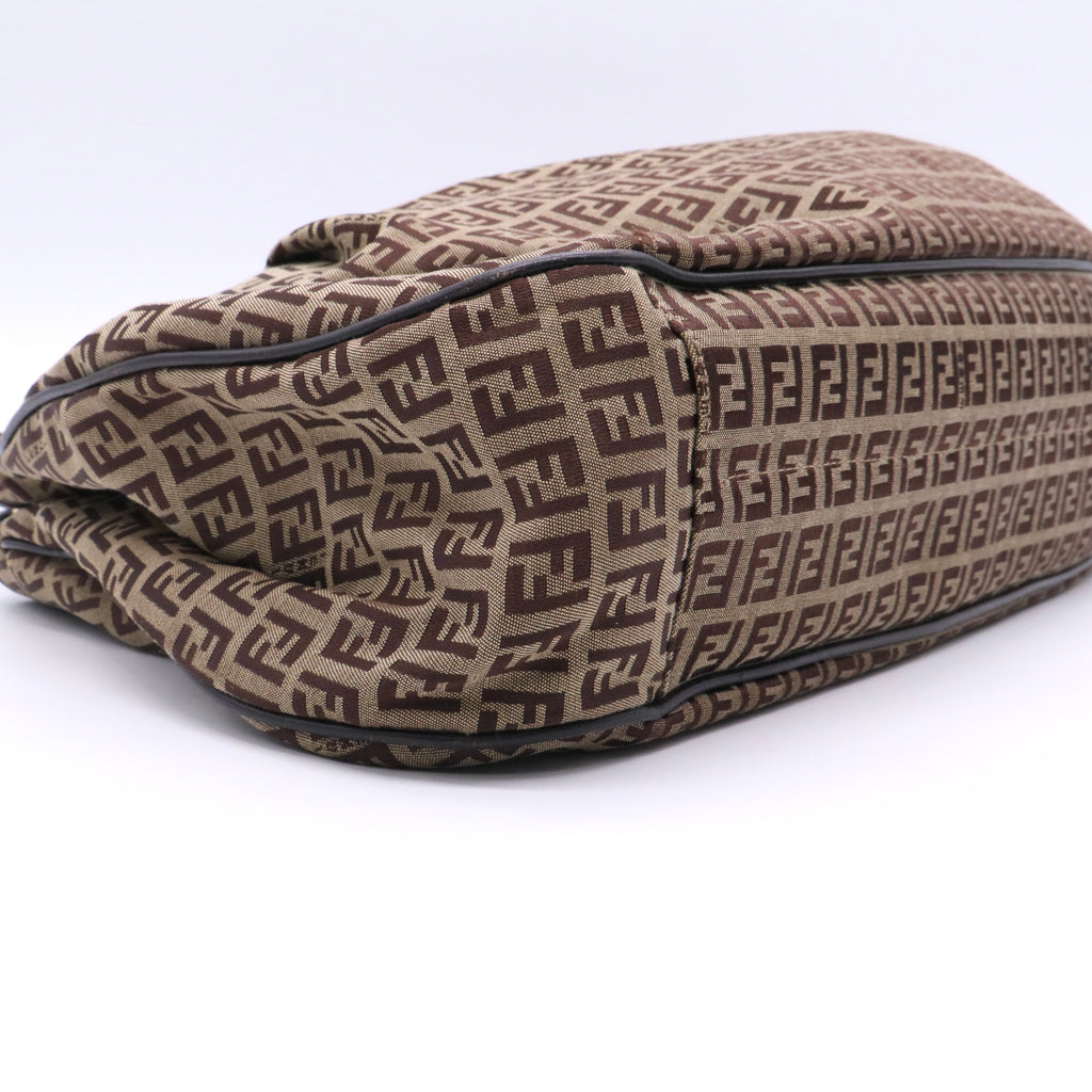 Zucchino Canvas and Leather Shoulder Bag Twins LDJ3515