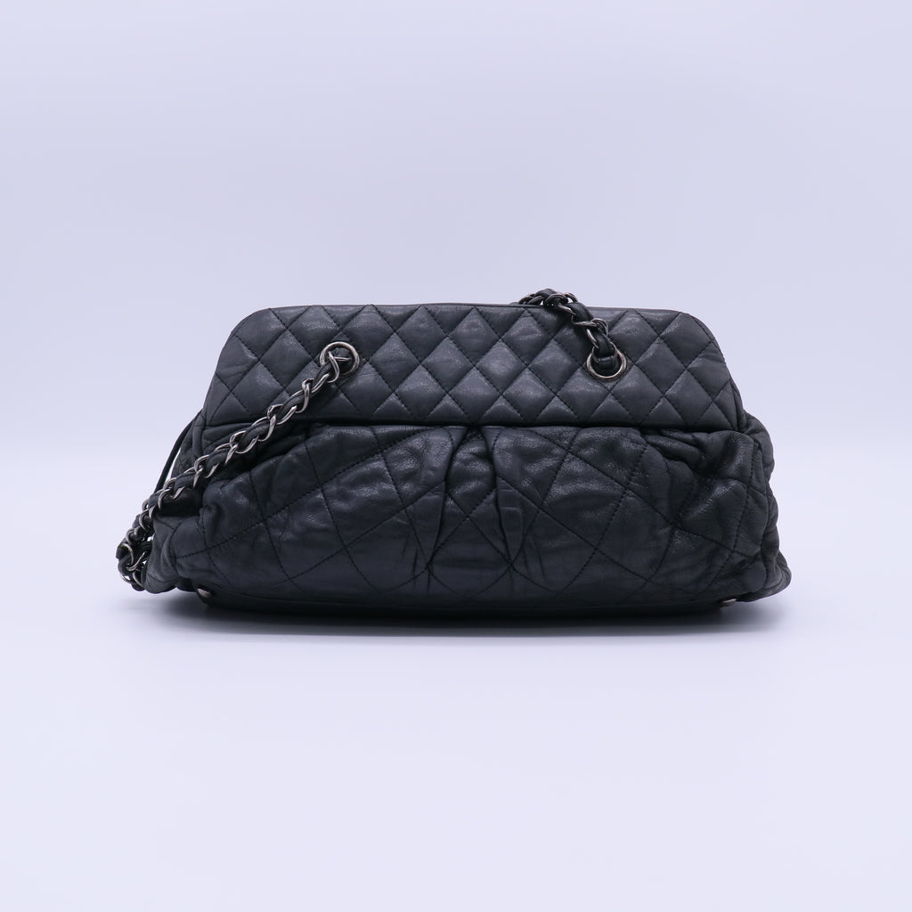Chanel Iridescent Calfskin Chic Quilt Bowling Bag twins LDJ4003