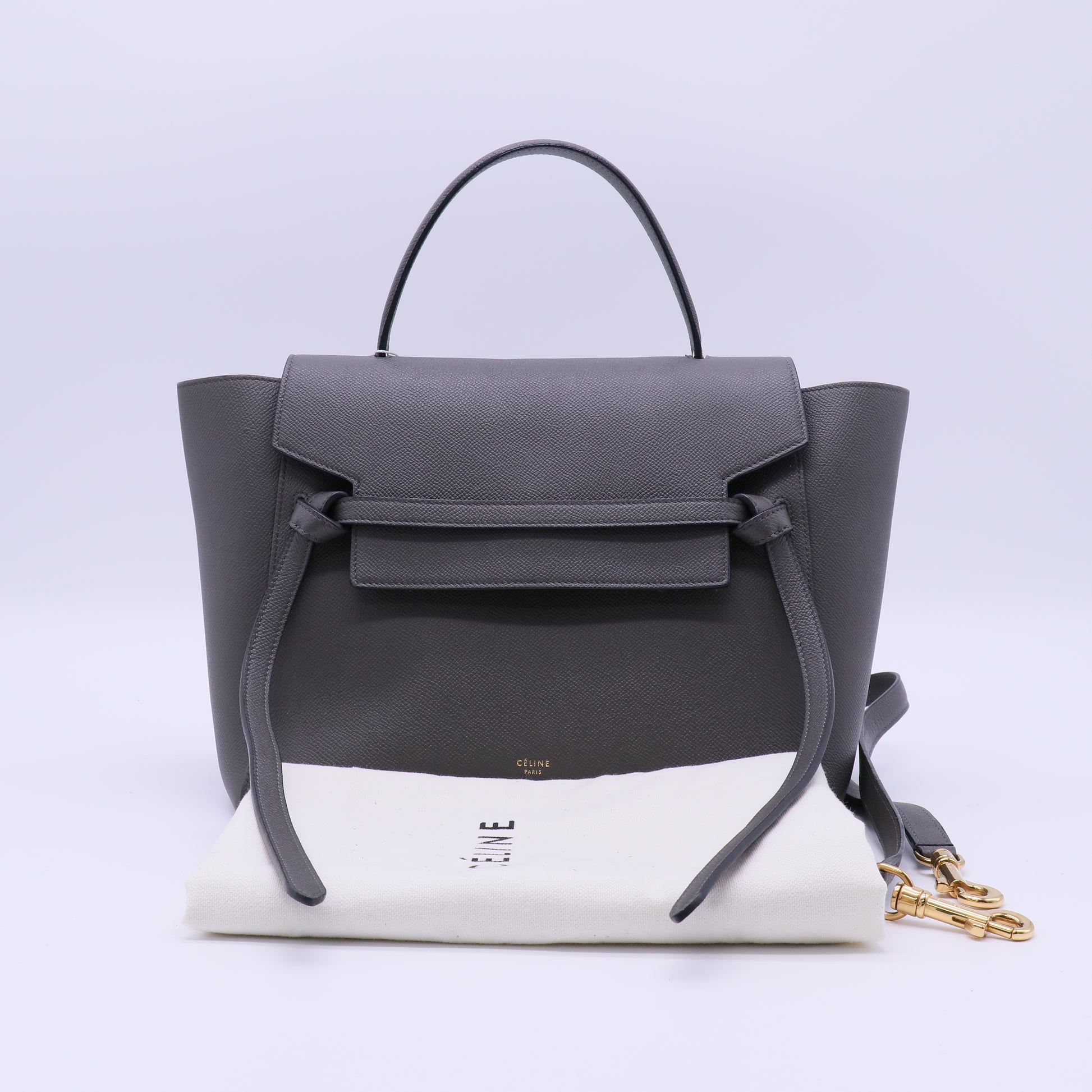 Celine Belt Bag Textured Leather Medium twins LDJ4016