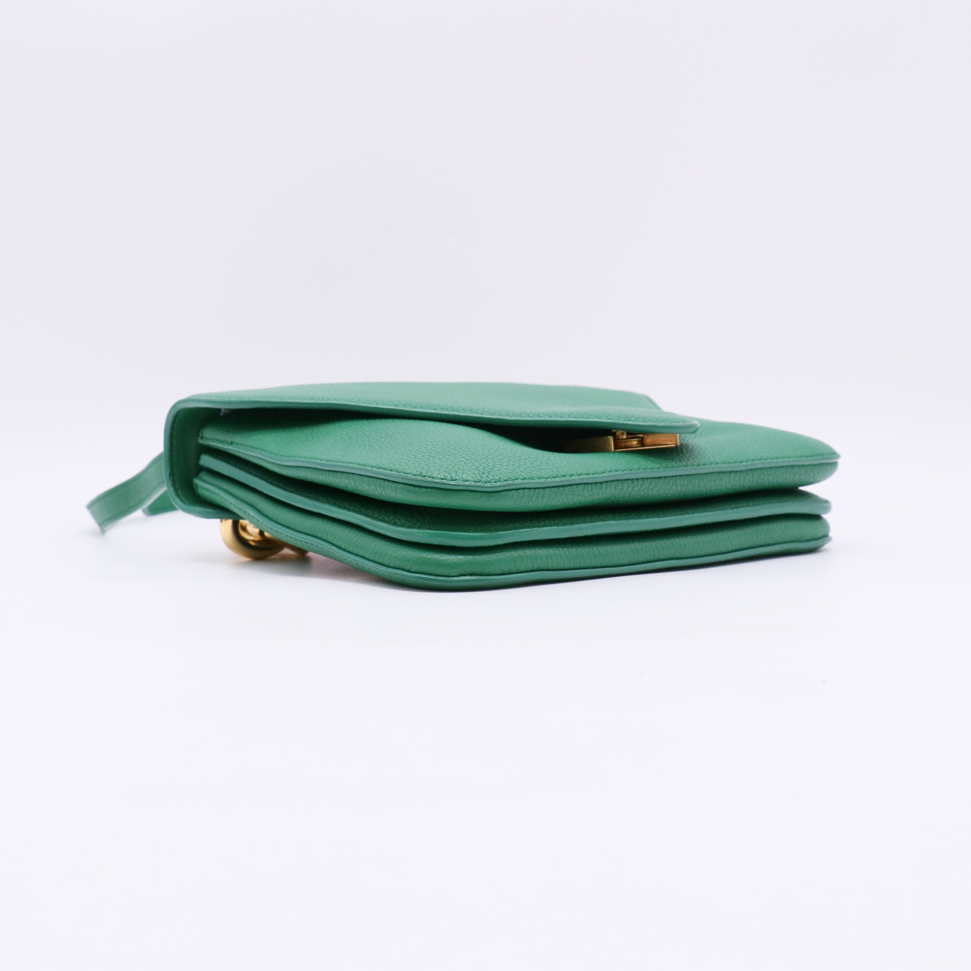 Bottega Veneta Grained Leather Mount Envelope Bag twins LDJ4863