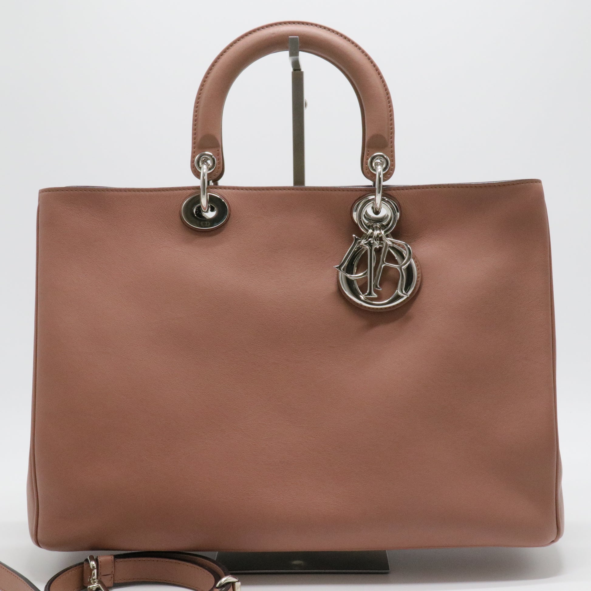 Rose Leather Large Diorissimo Shopper Tote