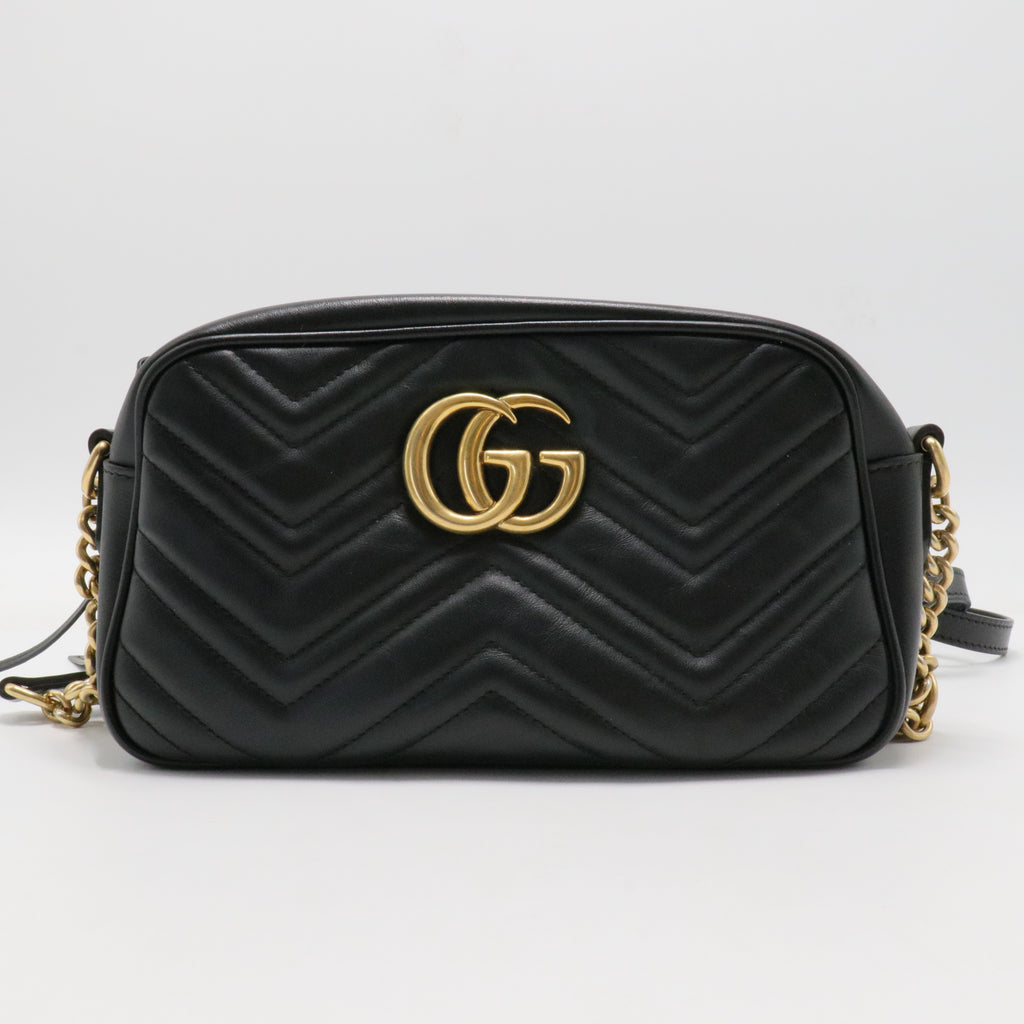 GG Marmont Shoulder Bag Matelasse Leather Small