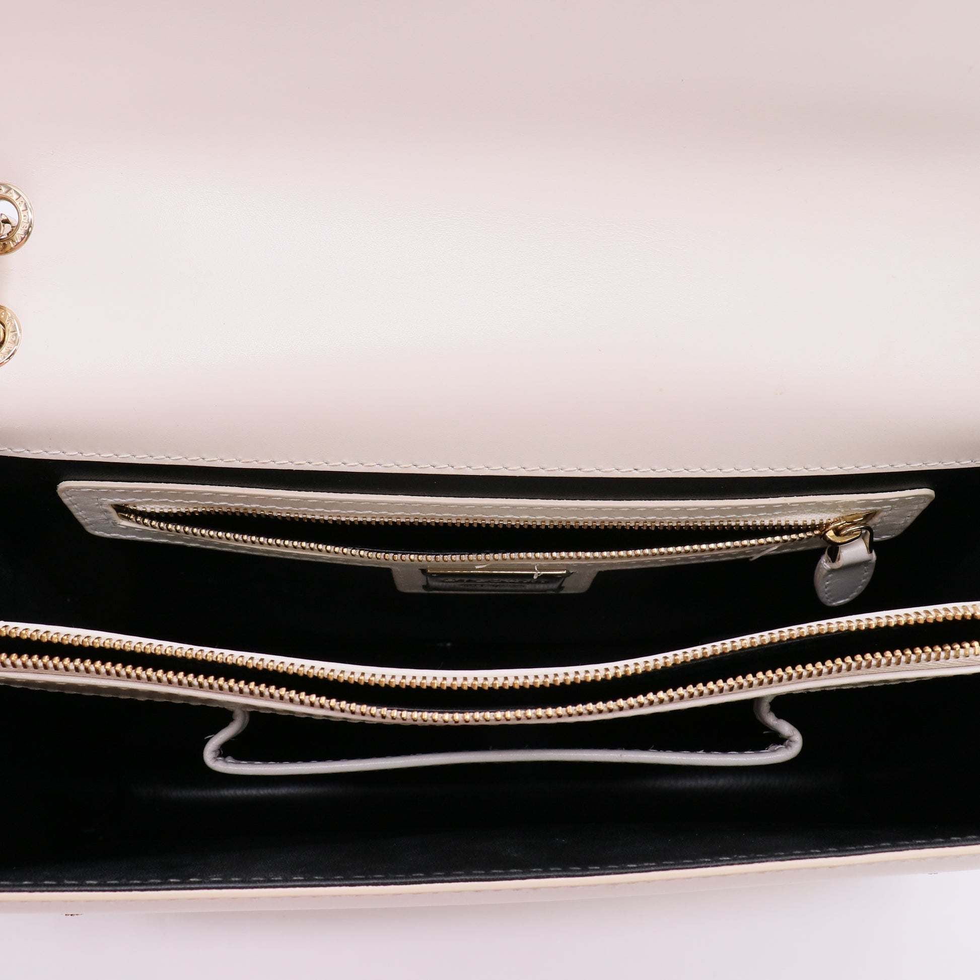 Serpenti Forever Square Shoulder Bag Leather Large twins LDJ4858