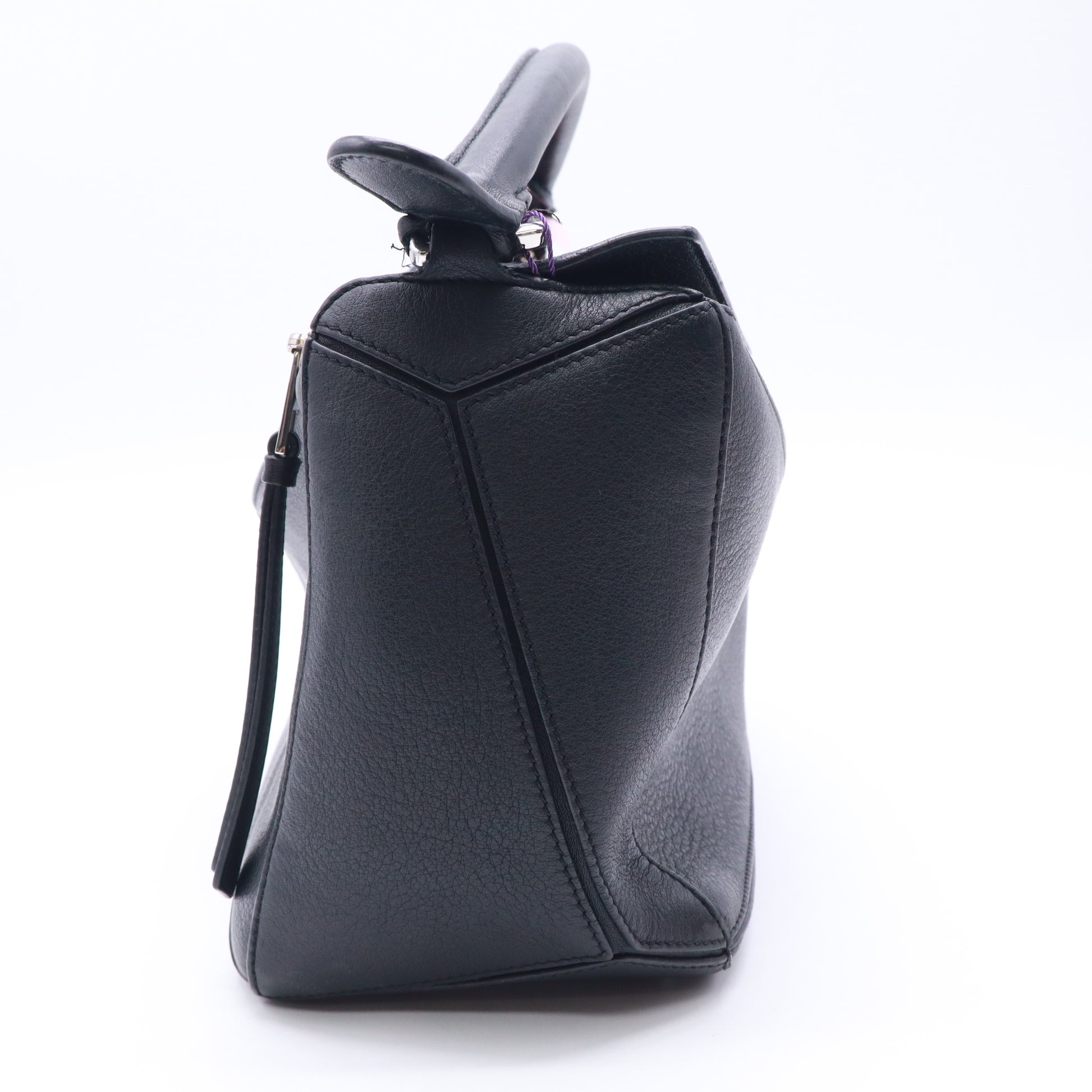 Loewe Classic Calfskin Medium Puzzle Bag Black twins LDJ5392
