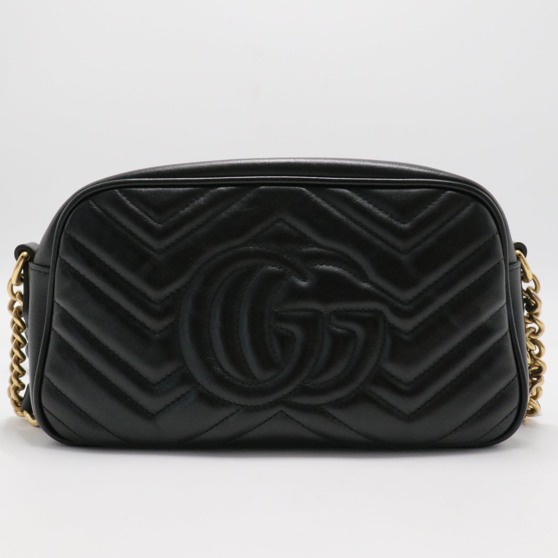 GG Marmont Shoulder Bag Matelasse Leather Small
