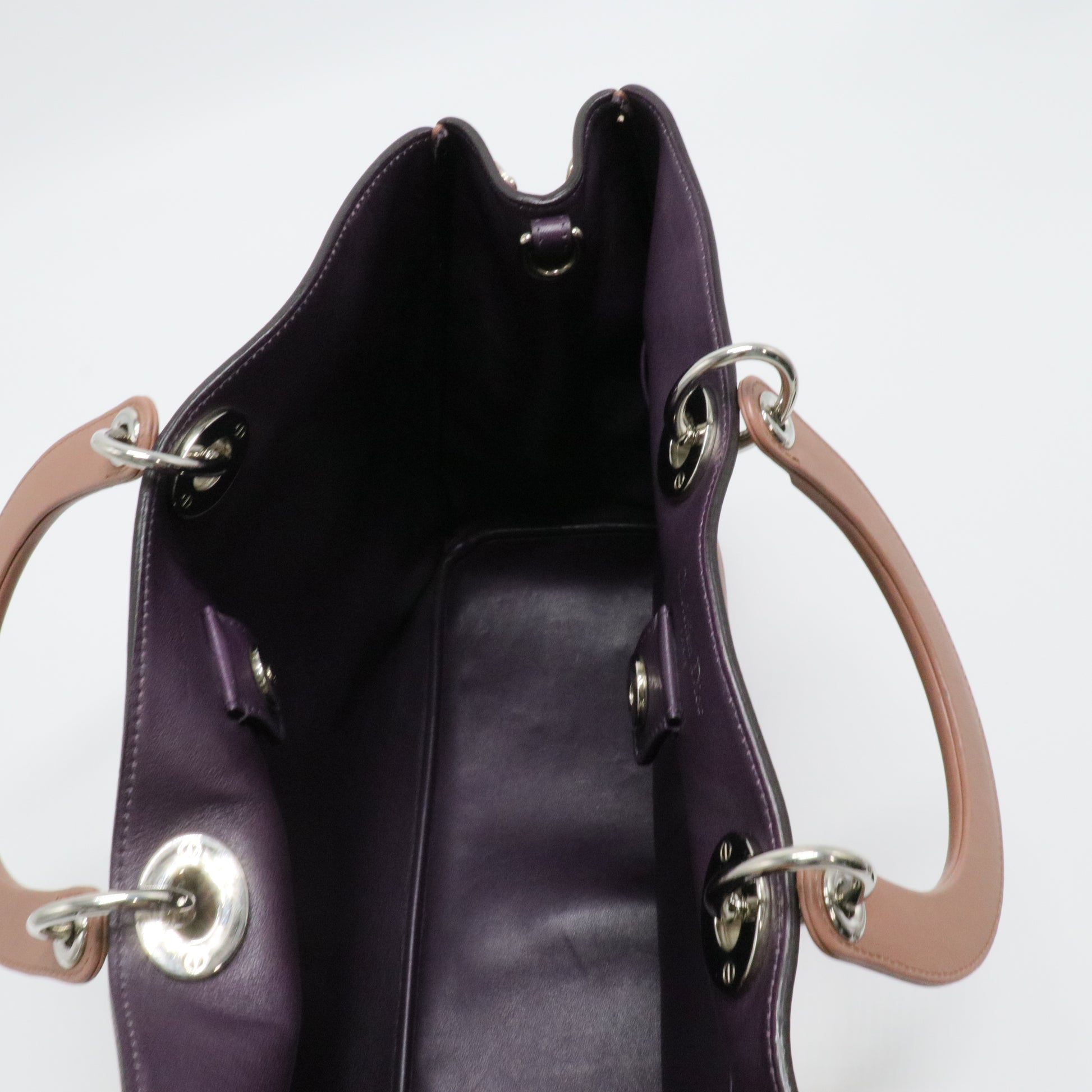 Rose Leather Large Diorissimo Shopper Tote