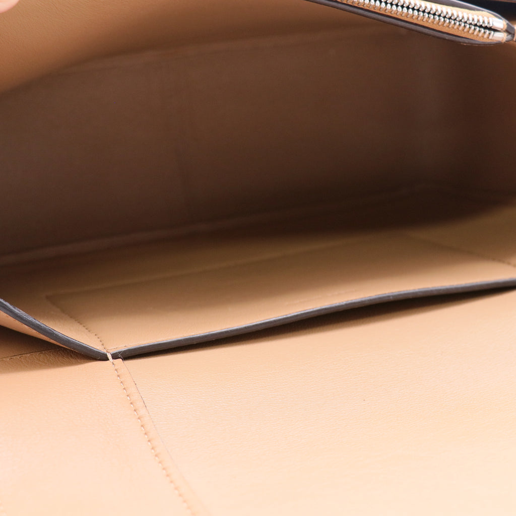 Shiny Smooth Calfskin Medium Frame Shoulder Bag twins