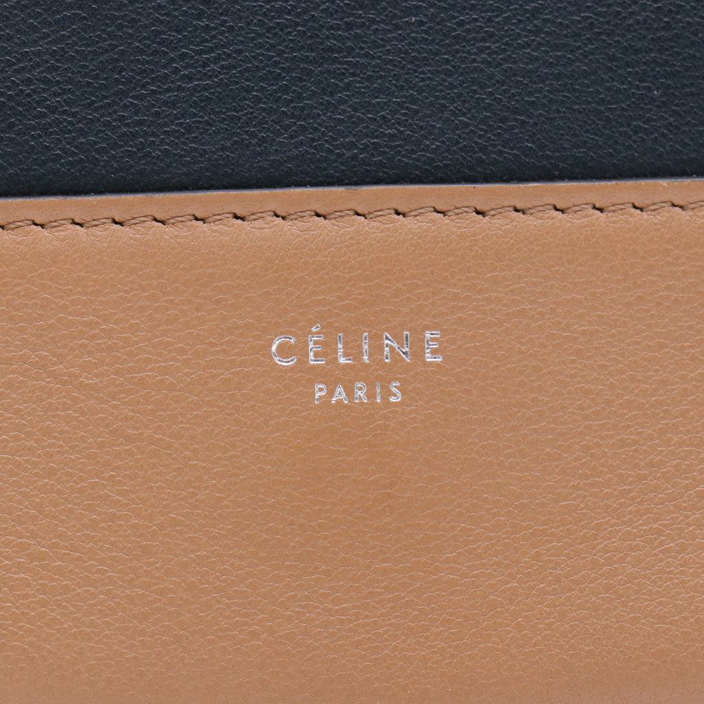 Shiny Smooth Calfskin Medium Frame Shoulder Bag twins