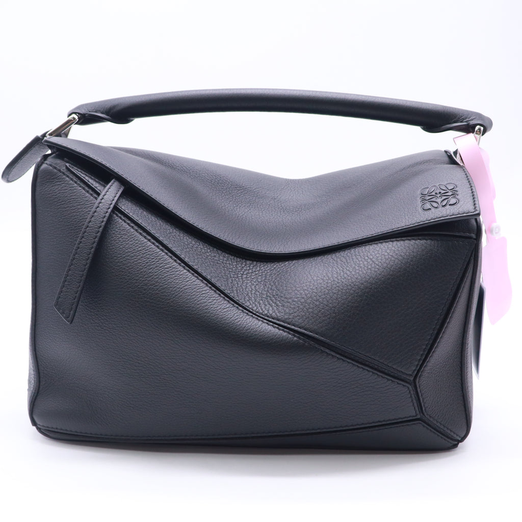 Loewe Puzzle Edge Bag Black twins LDJ5393