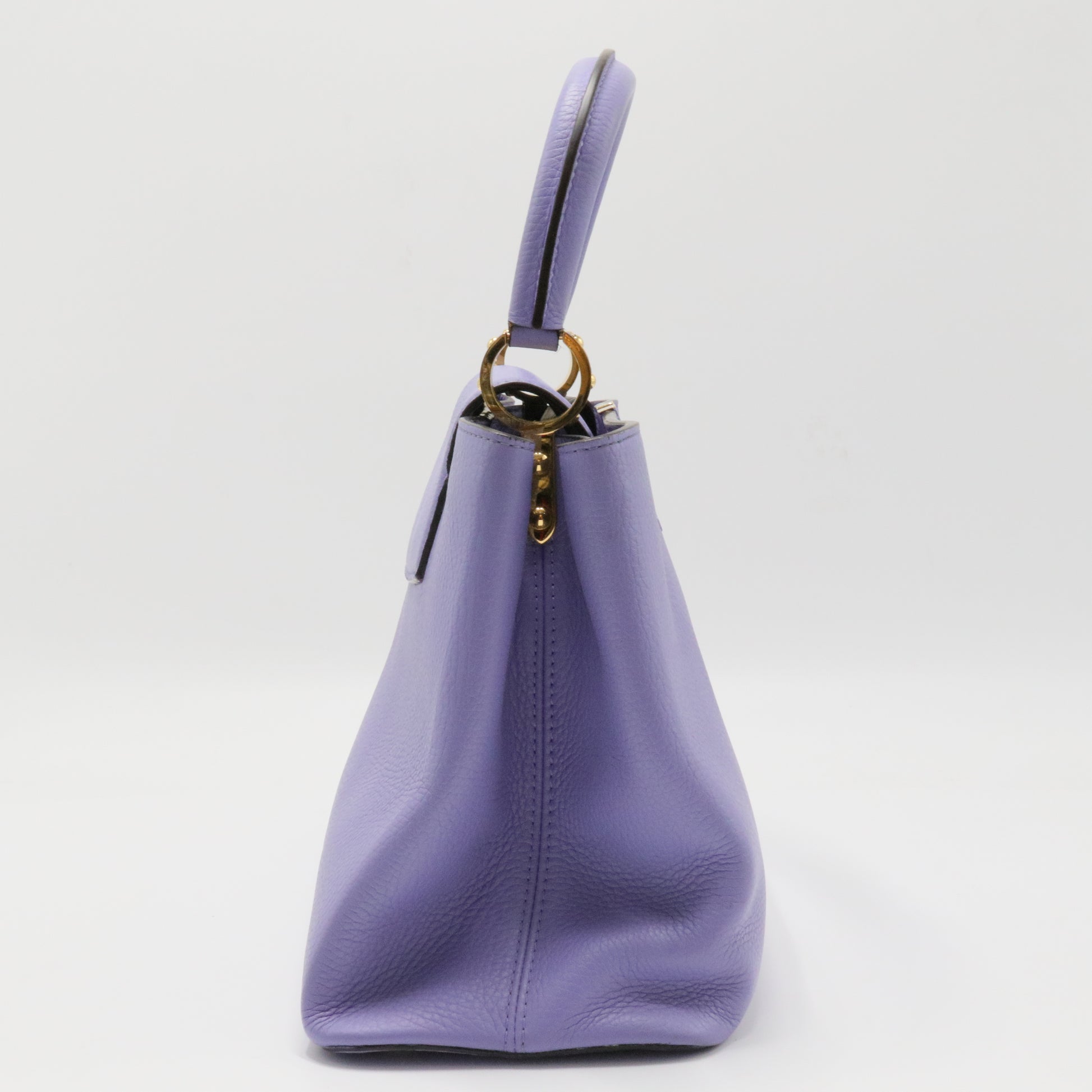 Taurillon Capucines MM Lilac