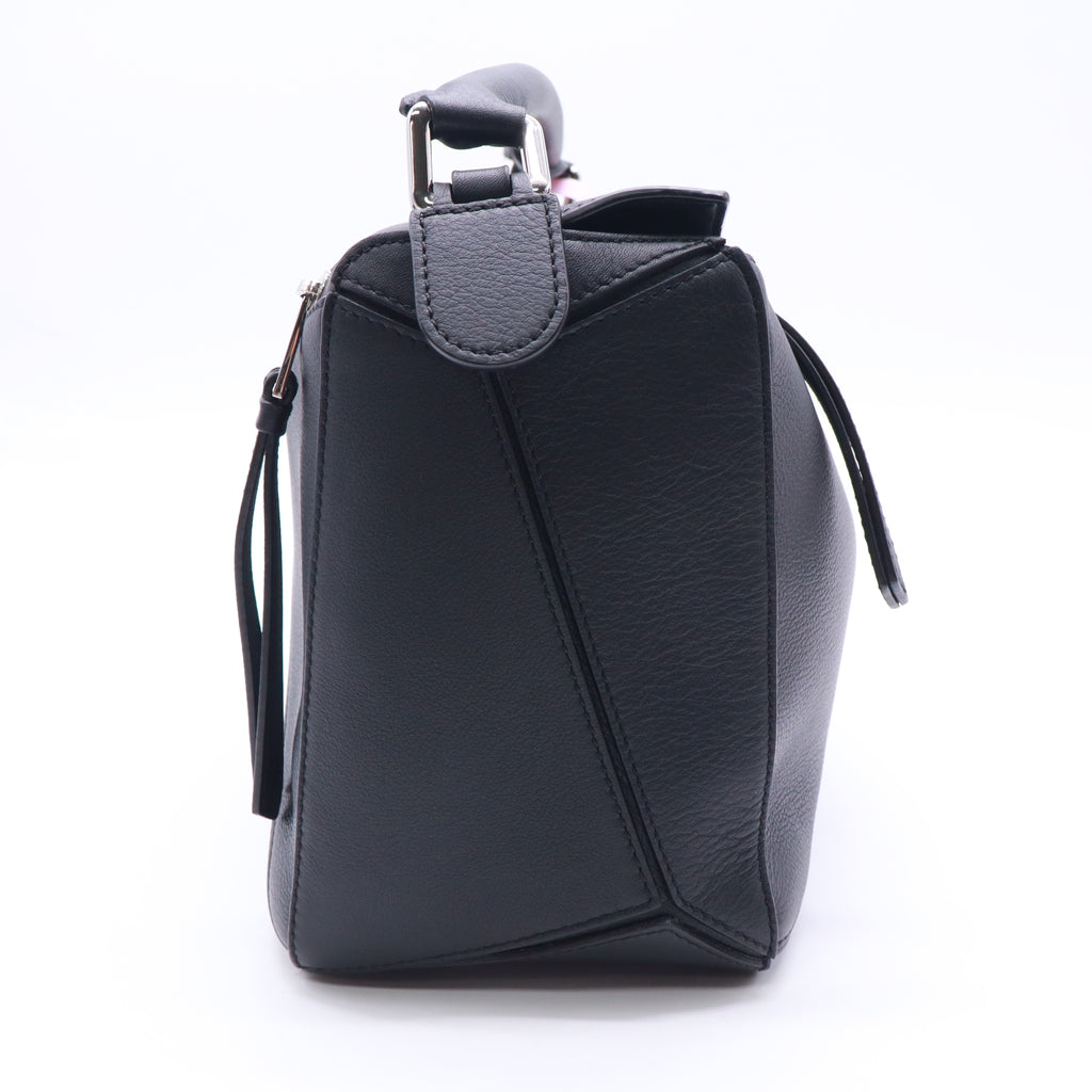 Loewe Puzzle Edge Bag Black twins LDJ5393