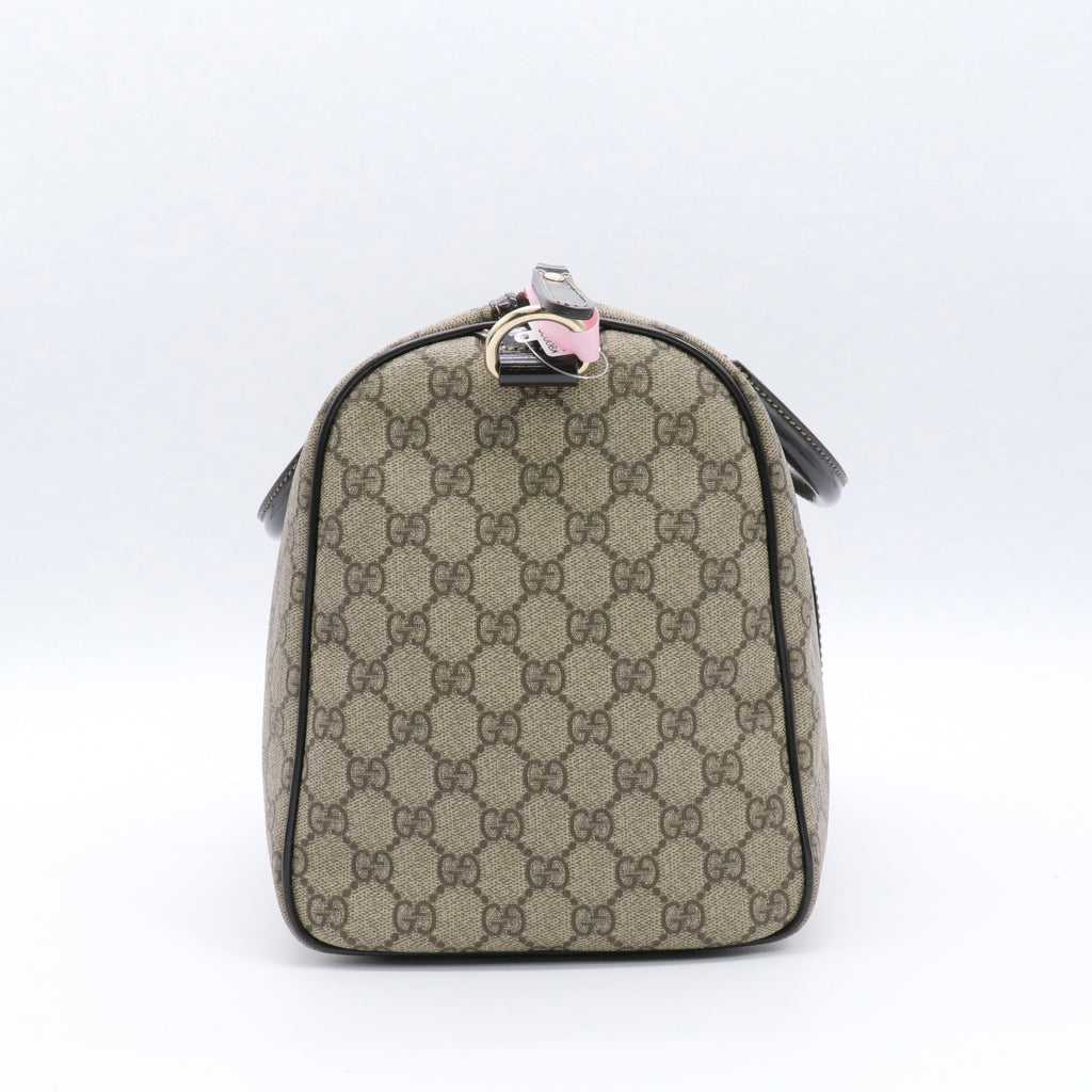 GG Plus Monogram Medium Joy Boston Dark Brown twins