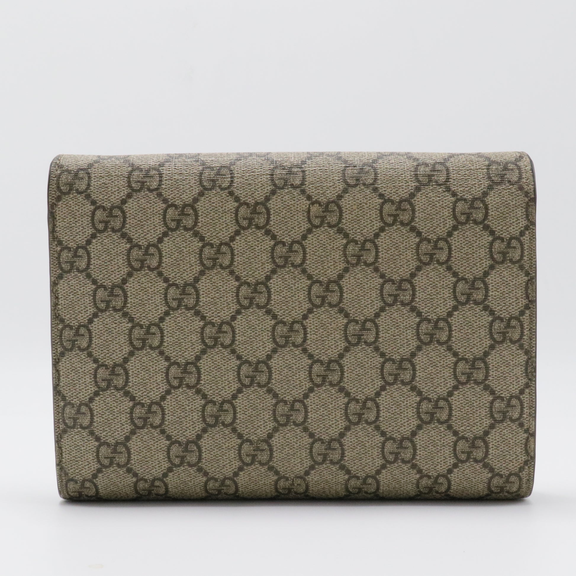 Dionysus Chain Wallet GG Coated Canvas Small