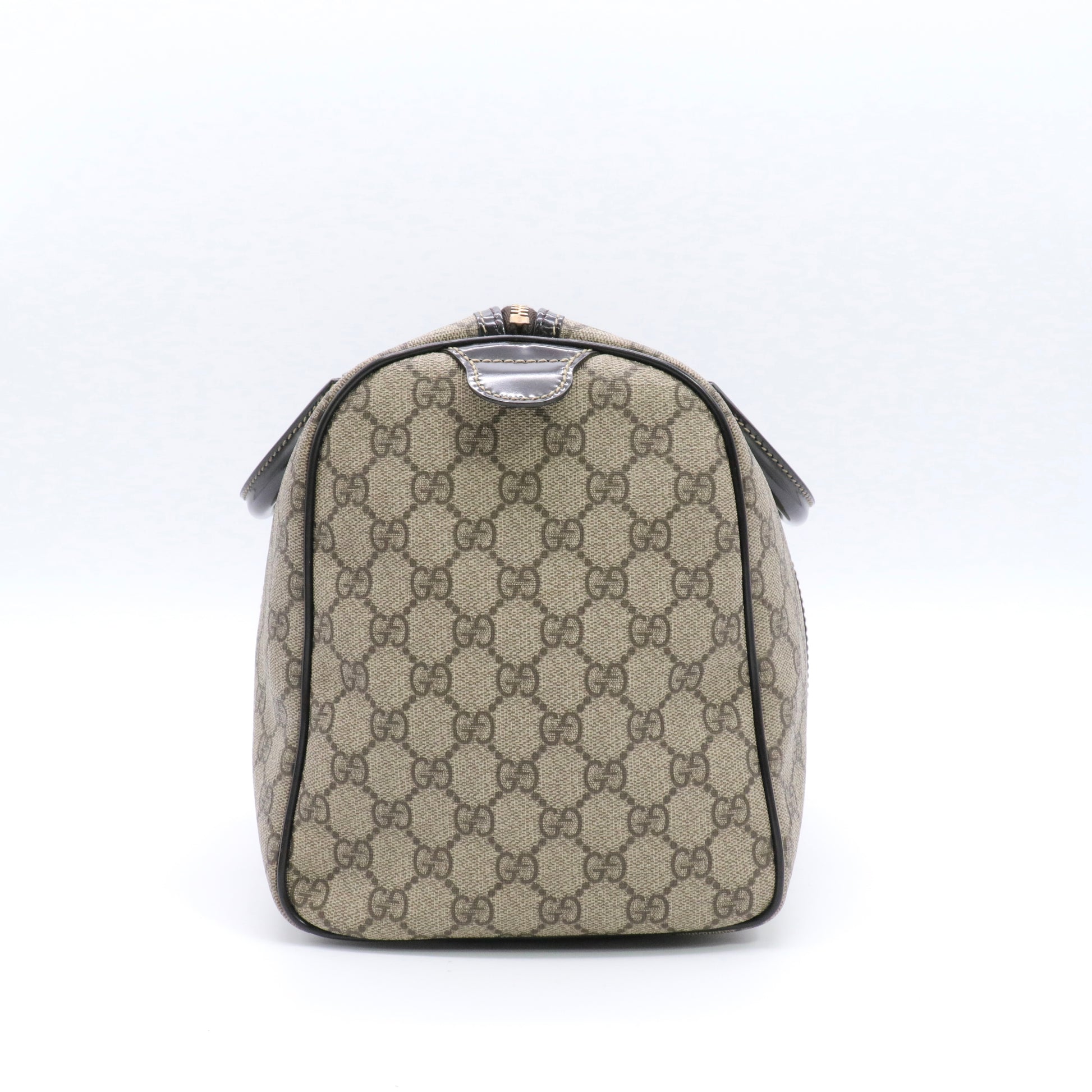 GG Plus Monogram Medium Joy Boston Dark Brown twins