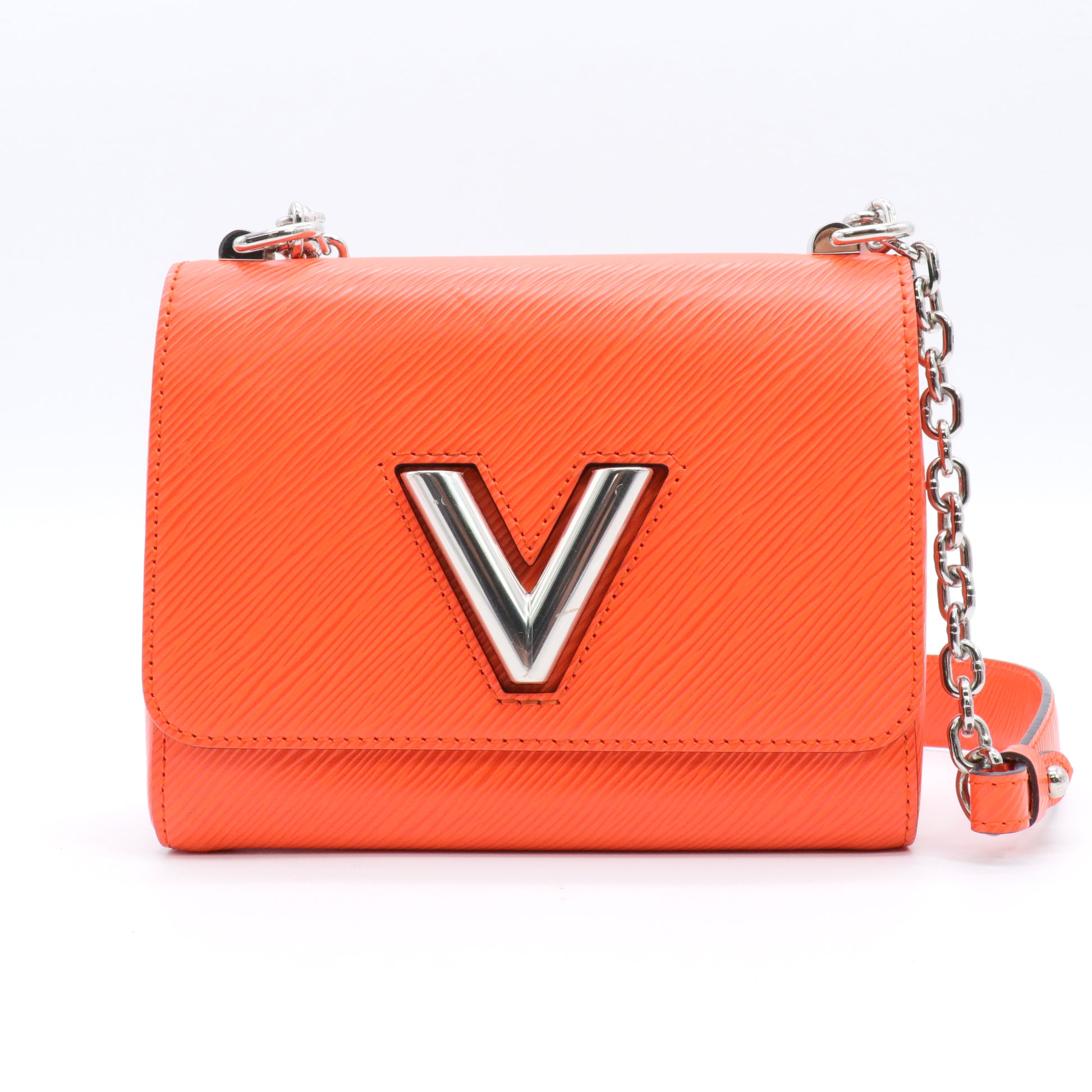 Epi Twist Shoulder Bag MM Coral Twins