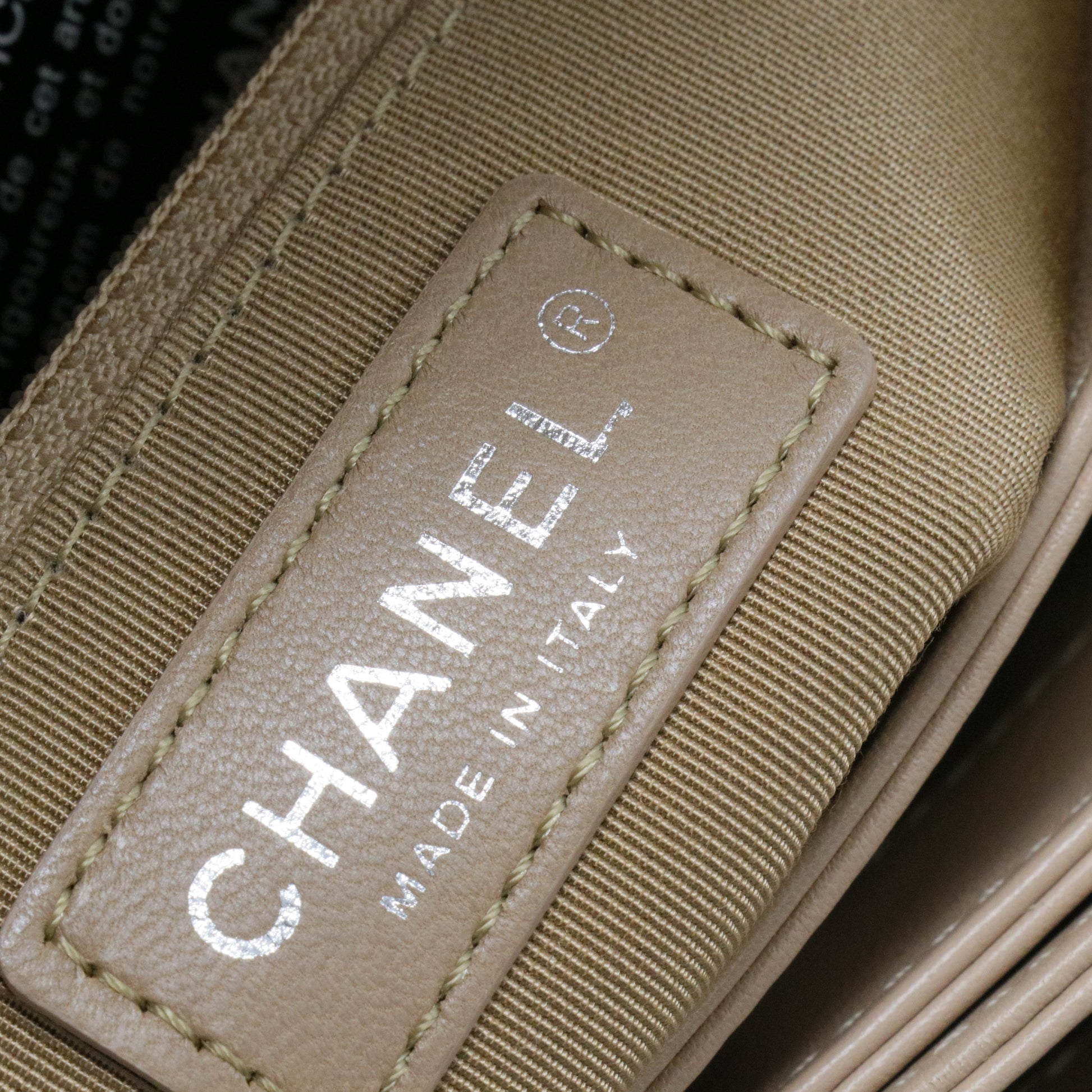 Calfskin Small Tramezzo Flap Beige