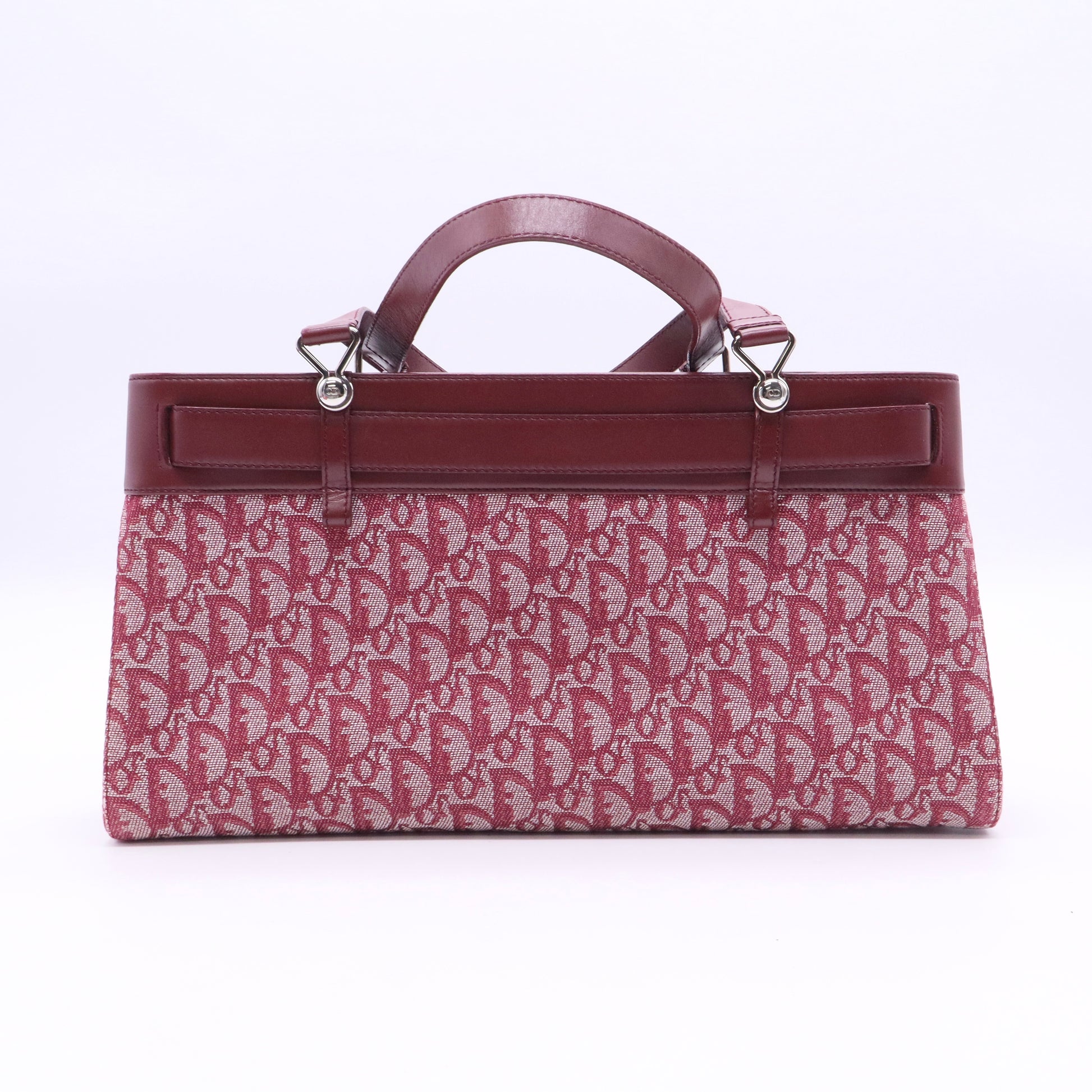 Christian Dior Denim Vintage Trotter Double Pocket Tote Bag twins LDJ3503