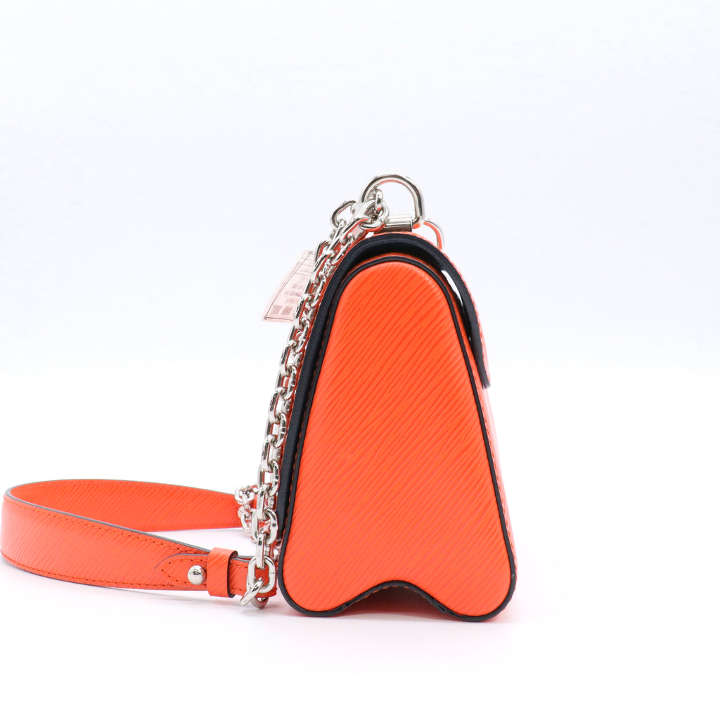 Epi Twist Shoulder Bag MM Coral Twins