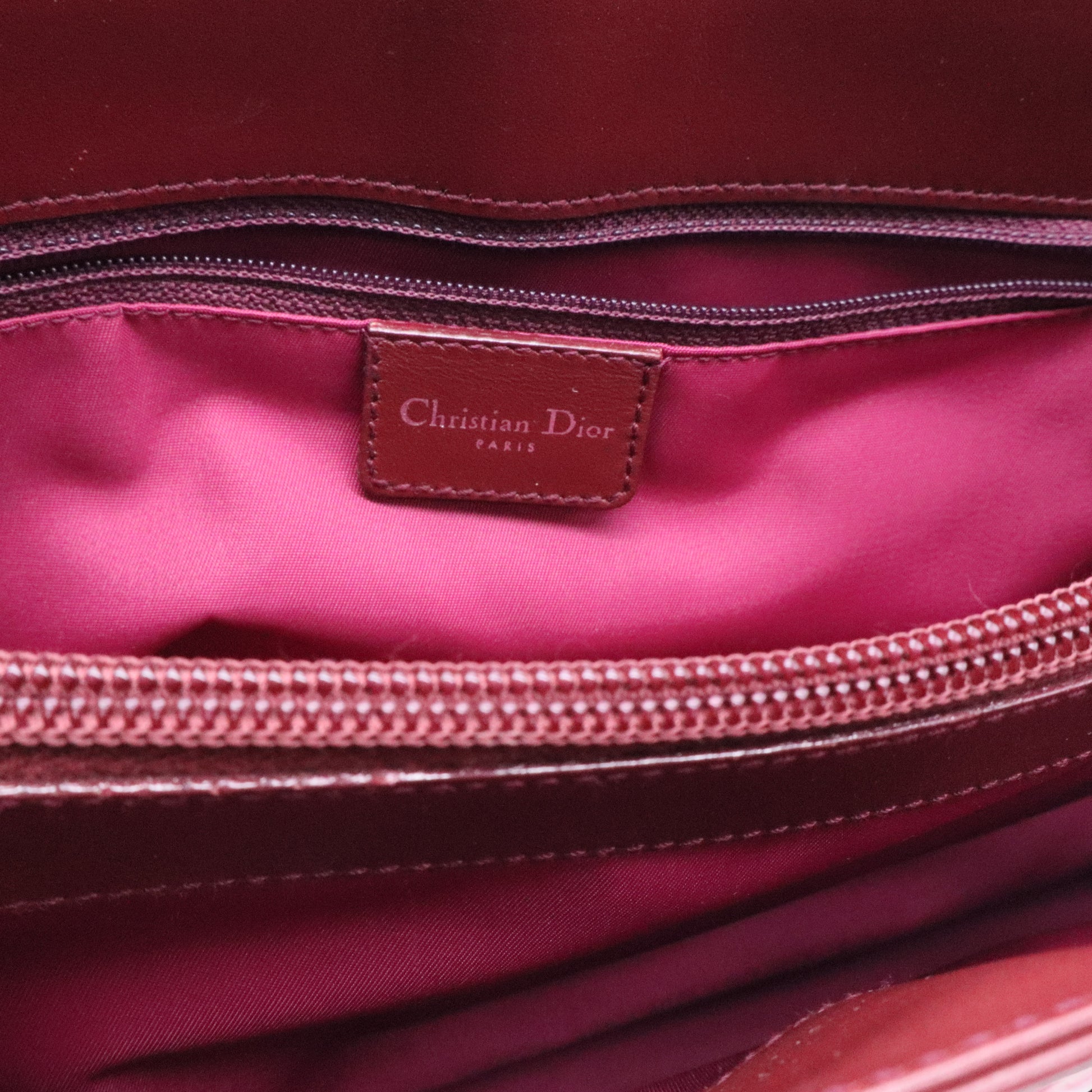 Christian Dior Denim Vintage Trotter Double Pocket Tote Bag twins LDJ3503