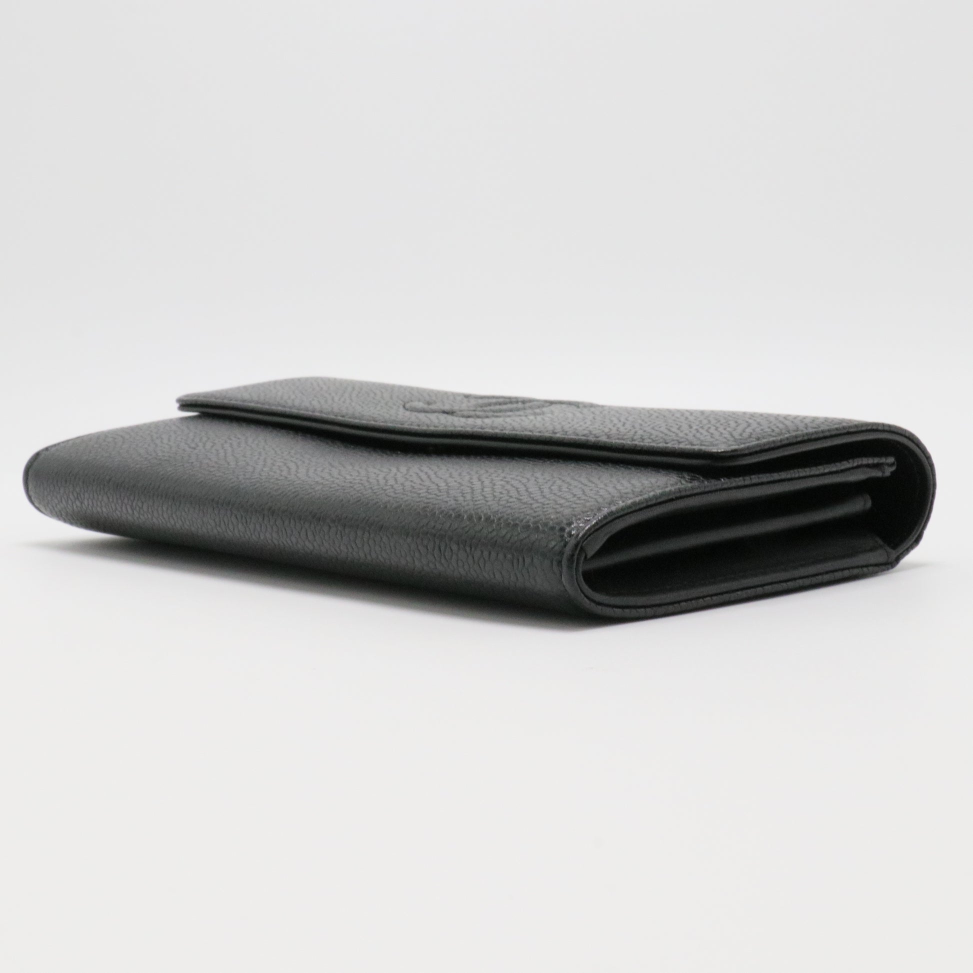 Caviar Timeless CC Large Gusset Flap Wallet