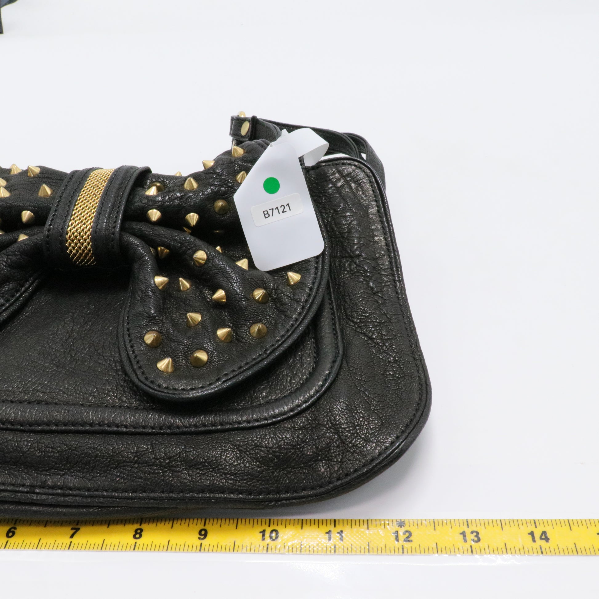 Edie Bow Studded Bag