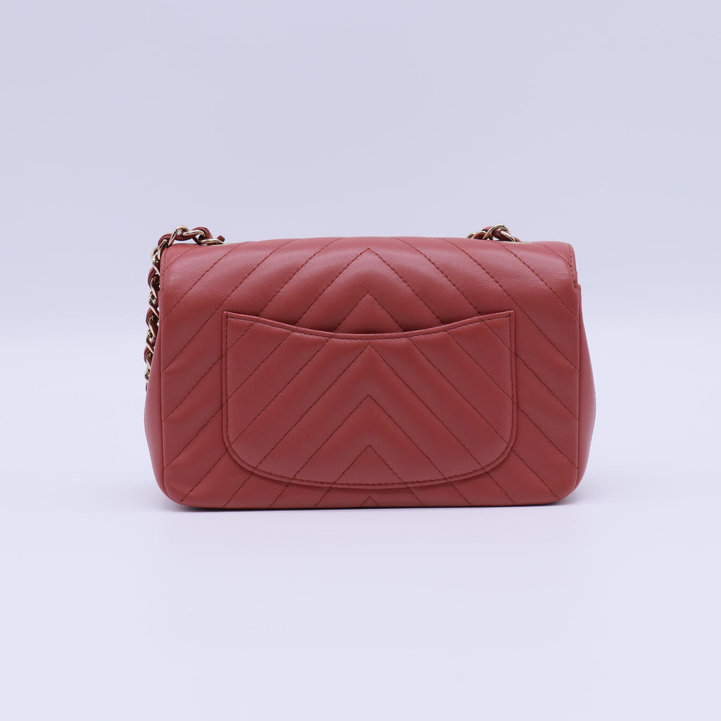 Chanel Chevron mini flap bag twins B21917