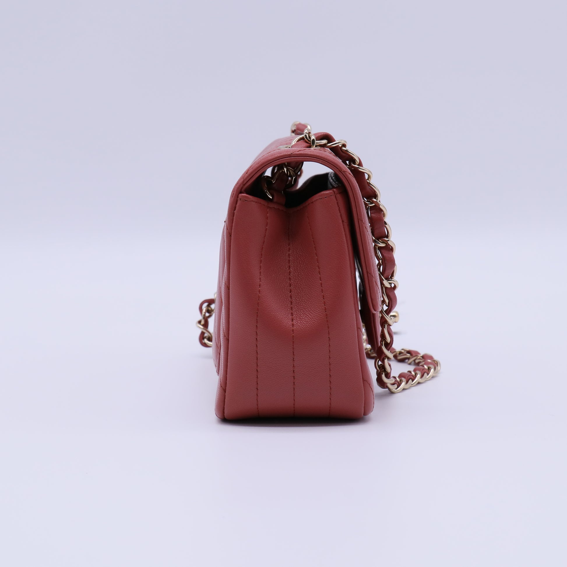 Chanel Chevron mini flap bag twins B21917