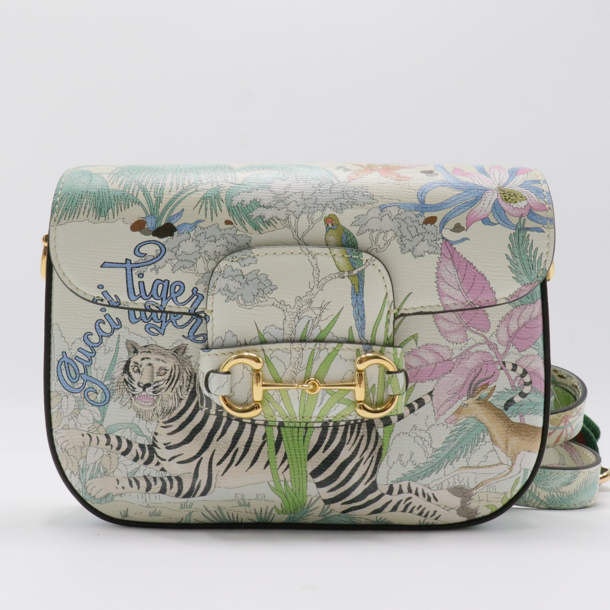 Horsebit 1955 Shoulder Bag Limited Printed Edition Leather