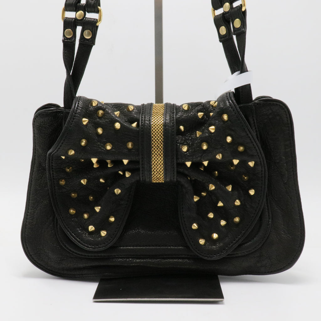 Edie Bow Studded Bag
