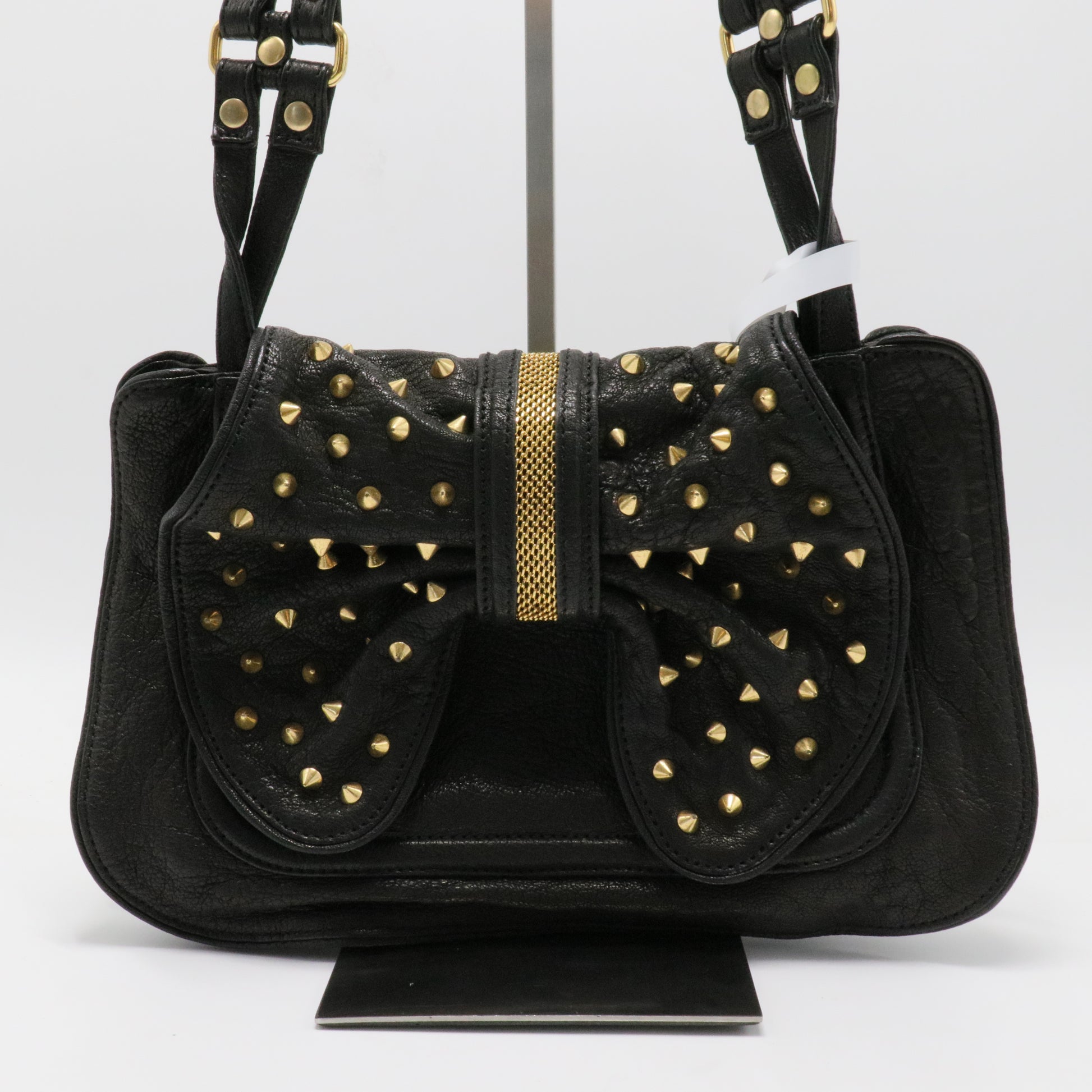 Edie Bow Studded Bag