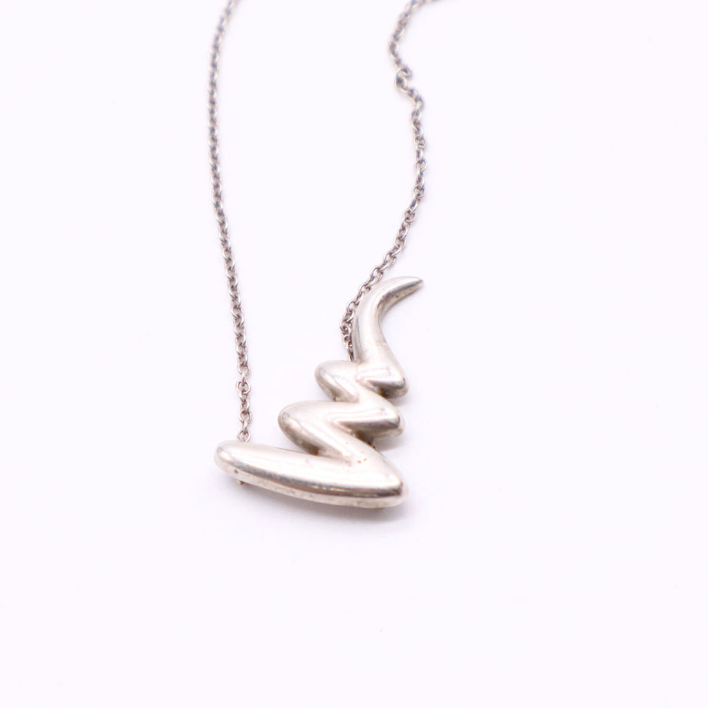 Tiffany & Co Pendant Necklace Sterling Silver Twins LDJ2689